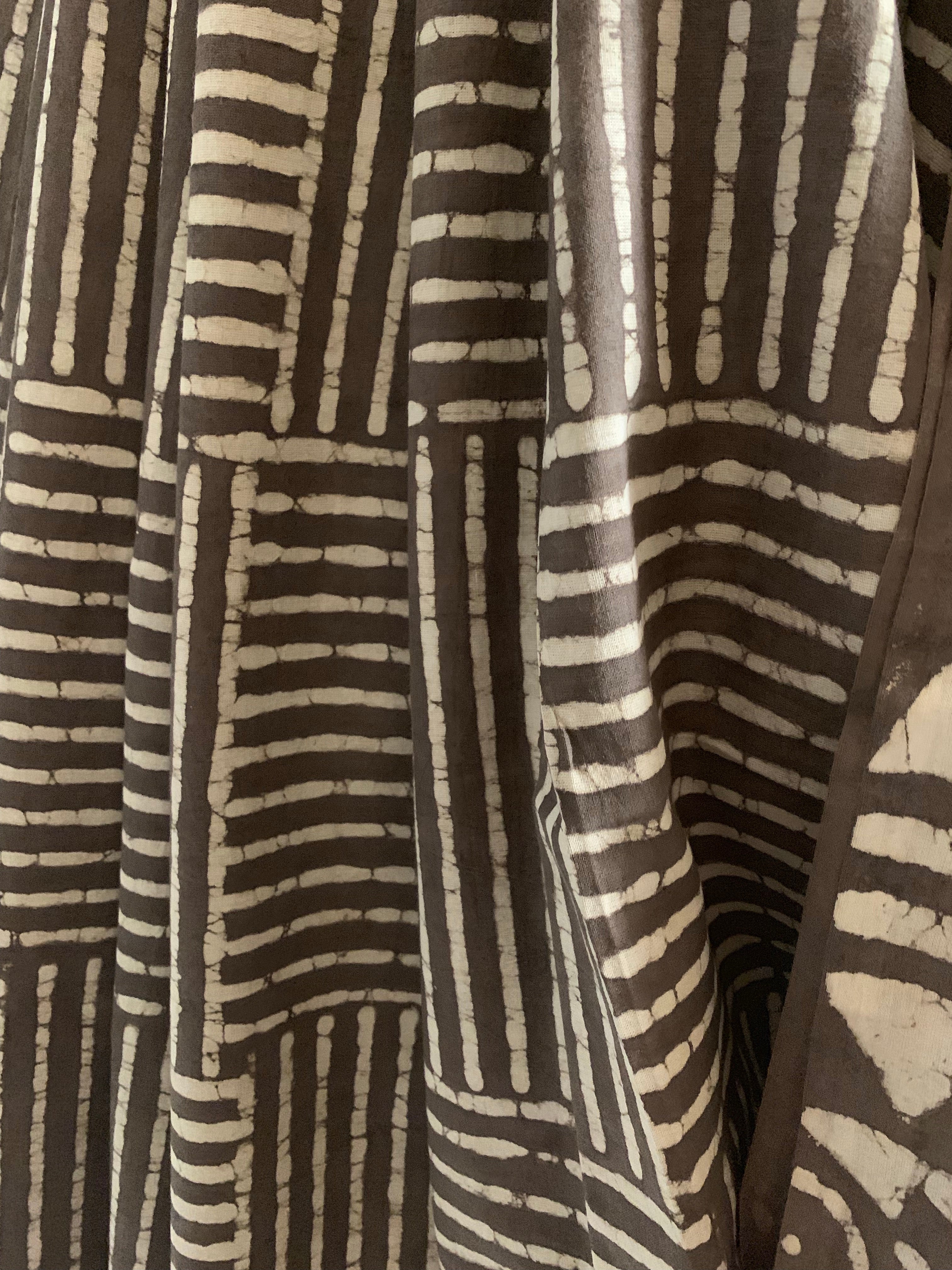 Kashish Grey Handblock Printed Cotton Saree