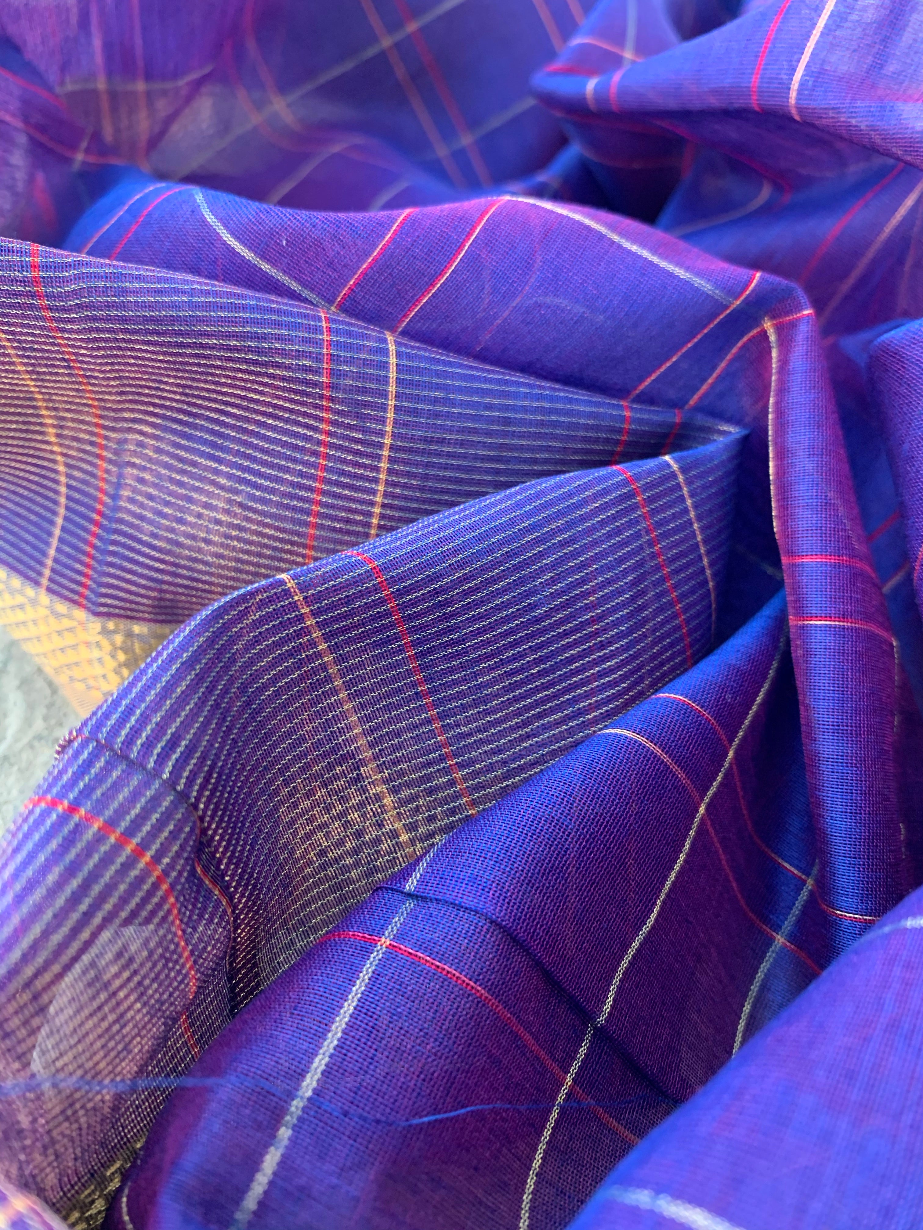 Handwoven Maheshwari Kurta dupatta set
