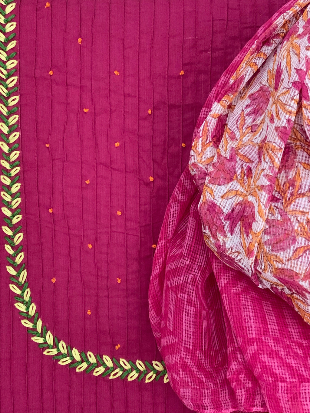 Handcrafted Kurta Dupatta set