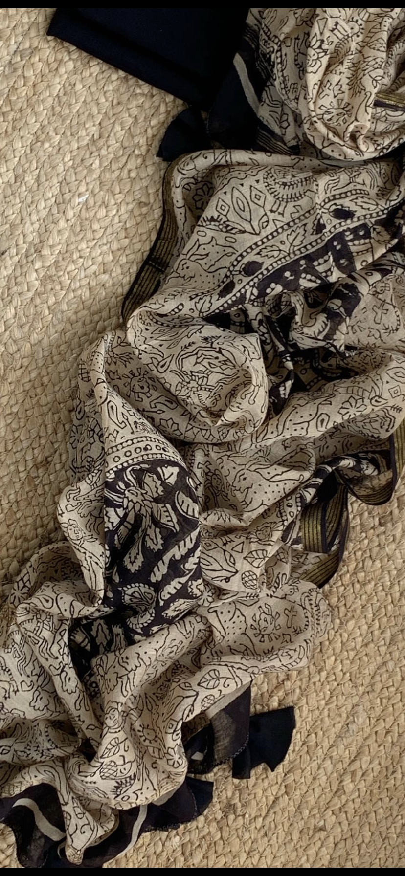 Handcrafted Cotton Chanderi Suit