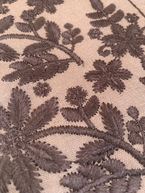 Hand Machine Embroidered Kurta