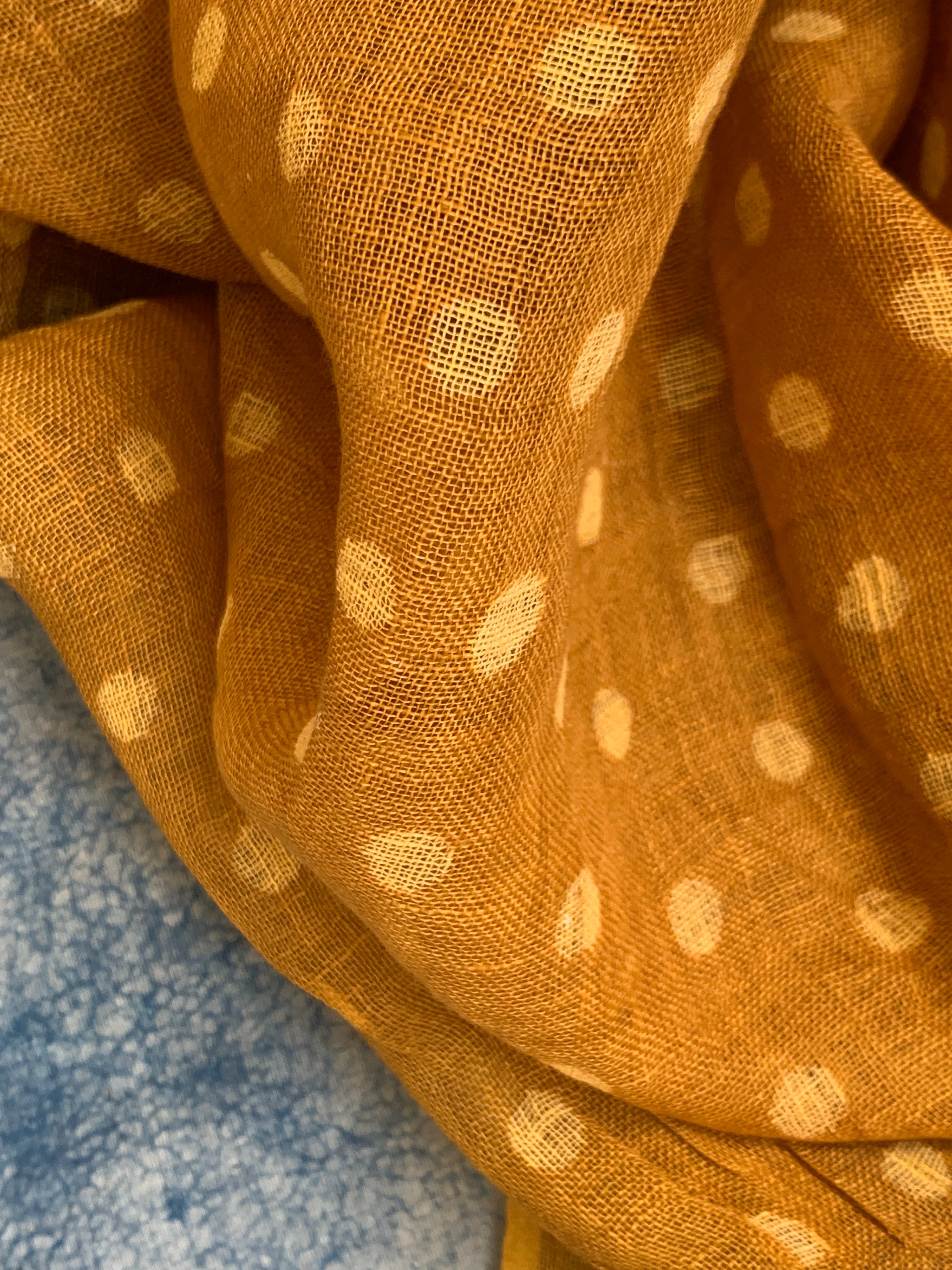 Handcrafted Linen Kurta Dupatta Set