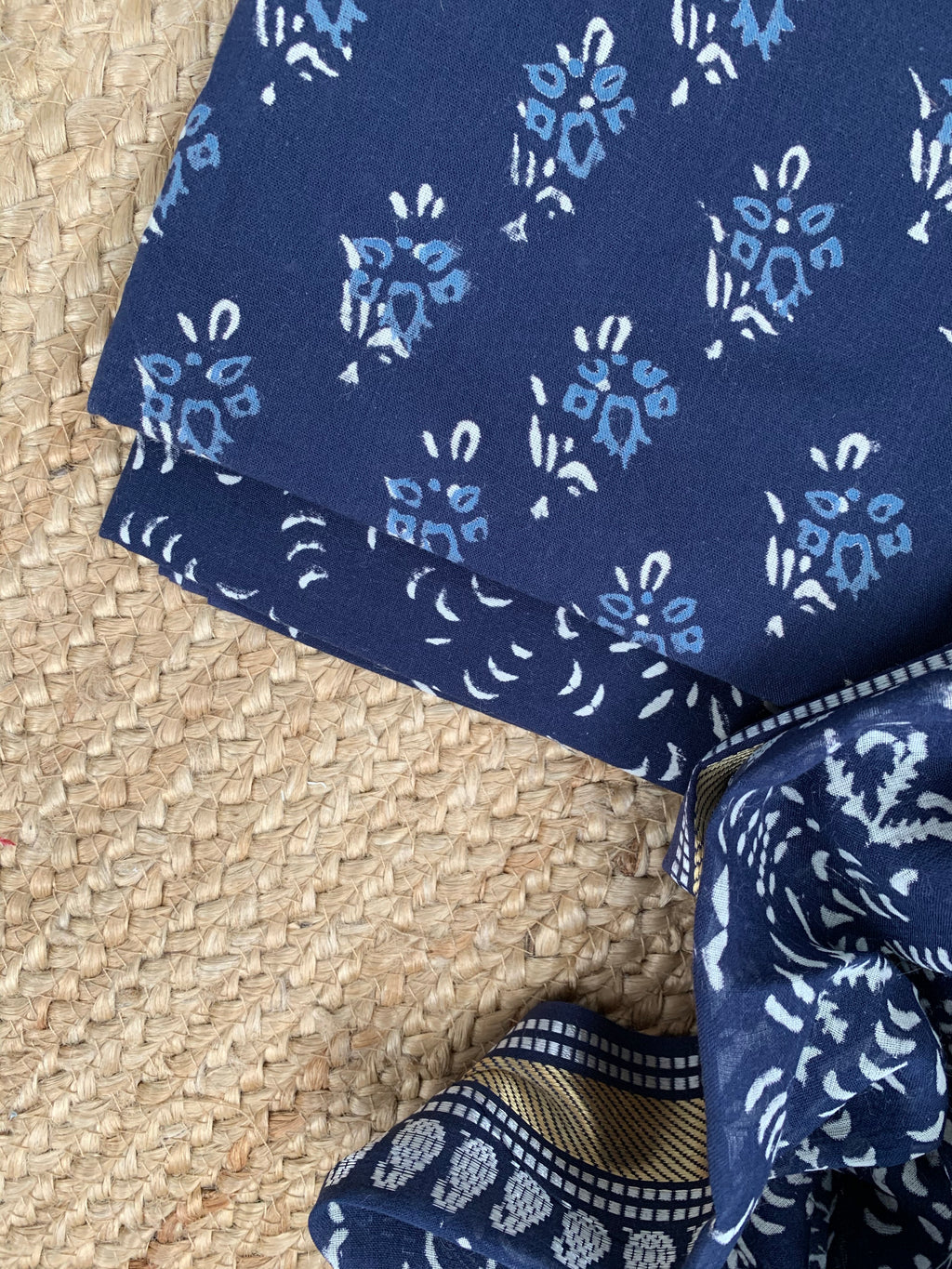 Handblock Cotton Suit