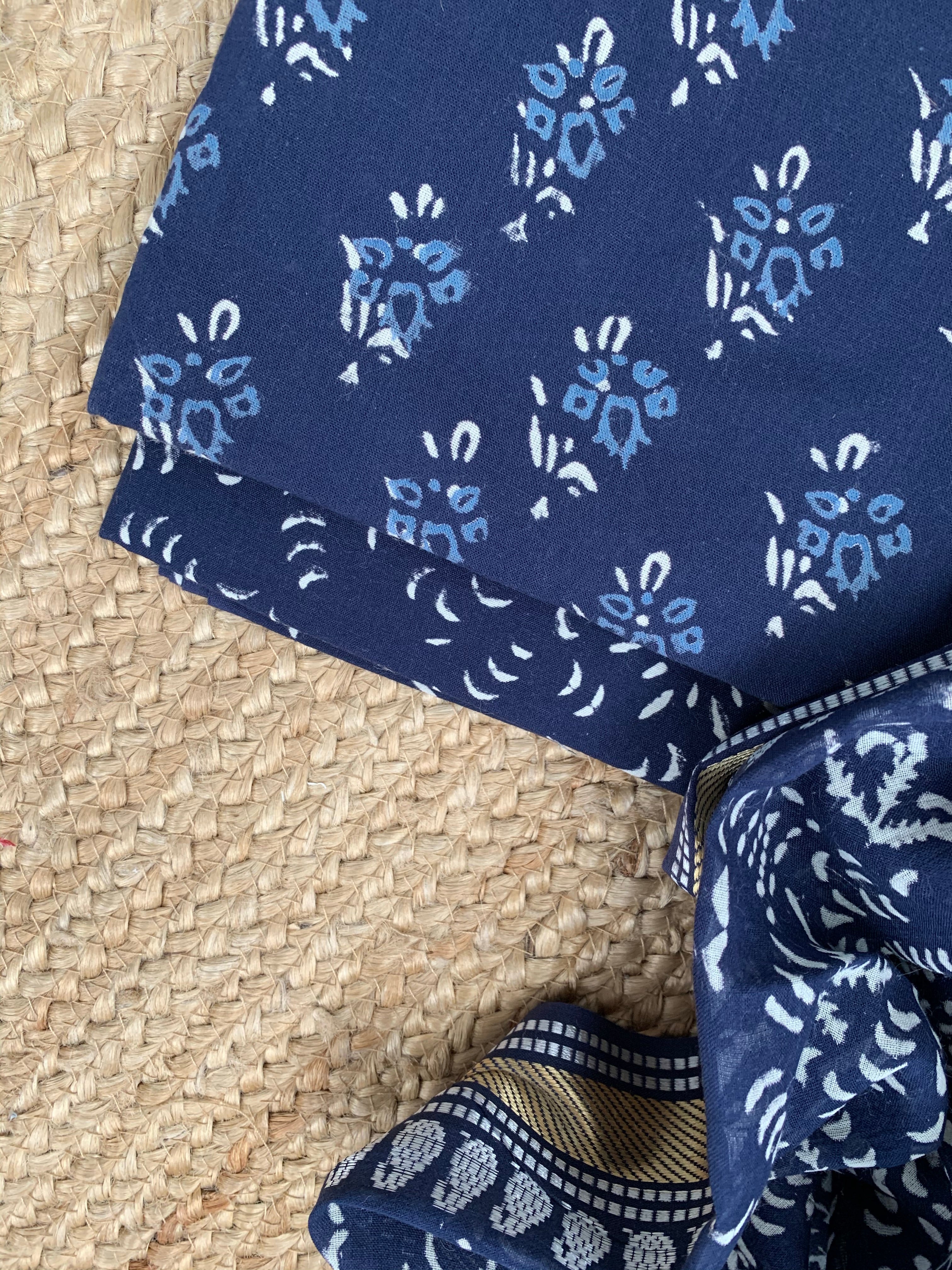 Handblock Cotton Suit