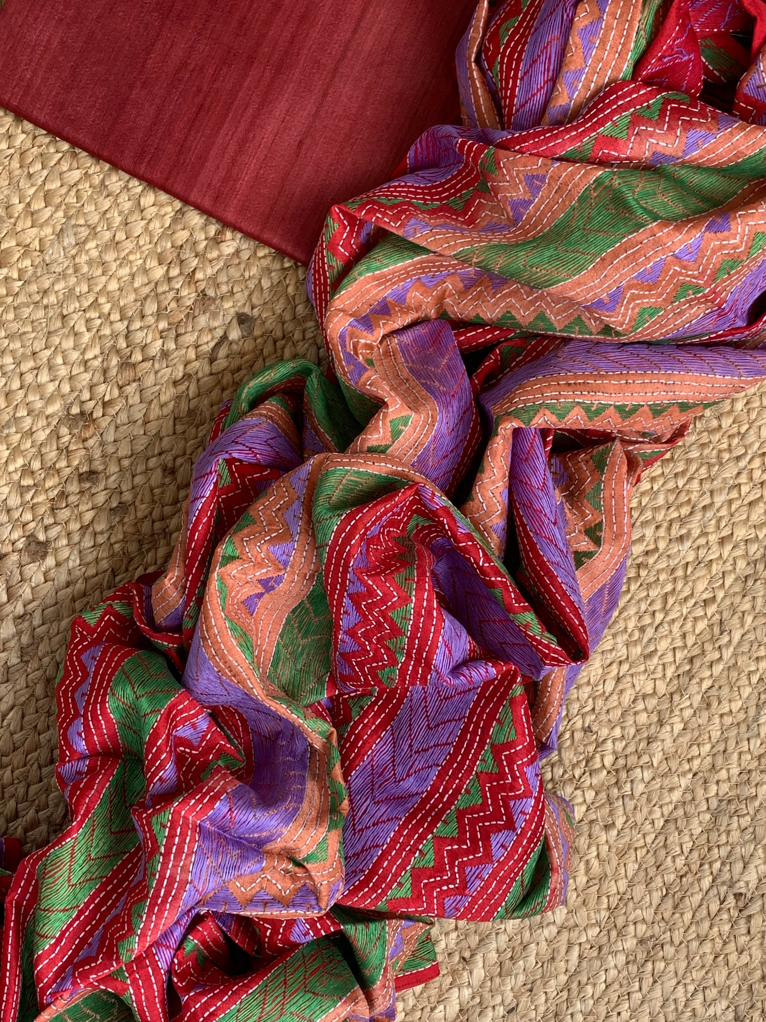 Handwoven Tussar Silk Kurta Dupatta Set