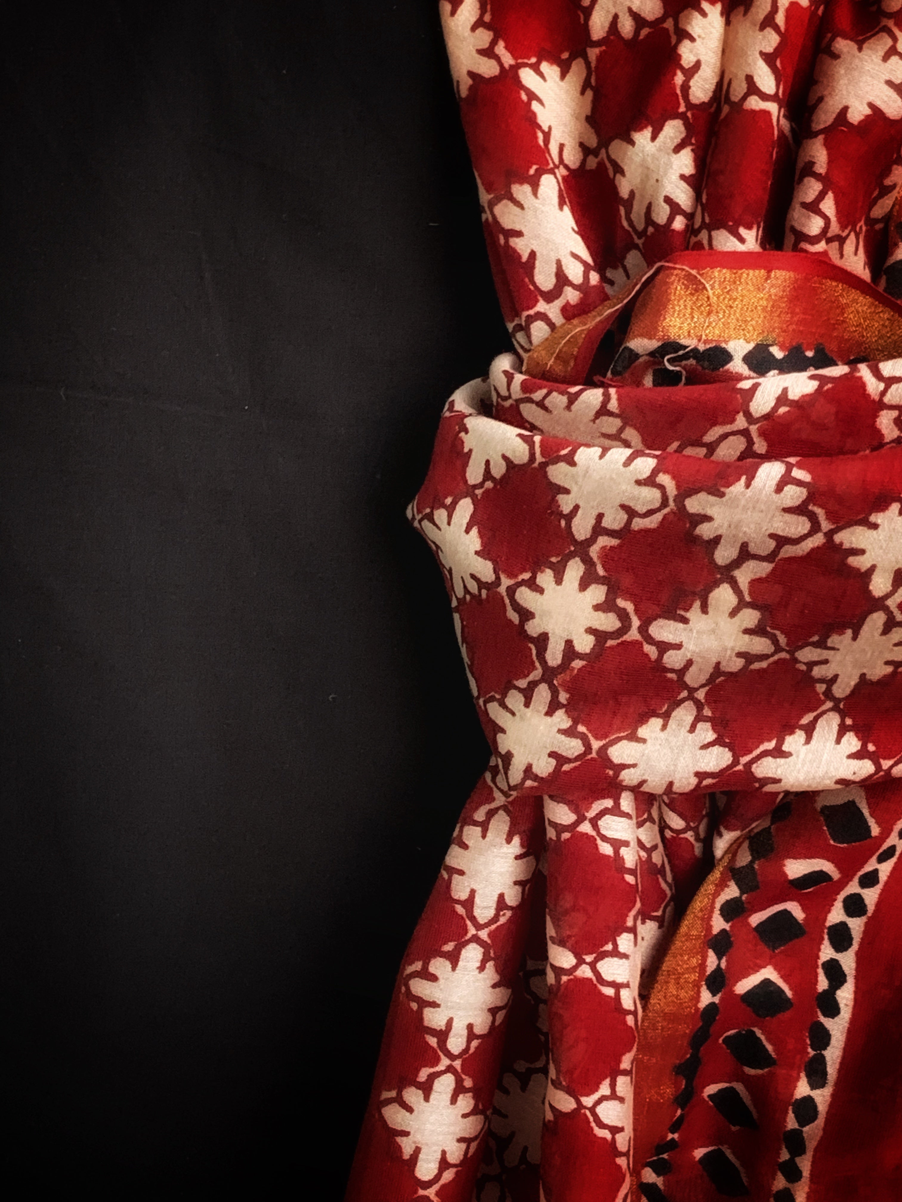 Handcrafted Cotton Chanderi Suit