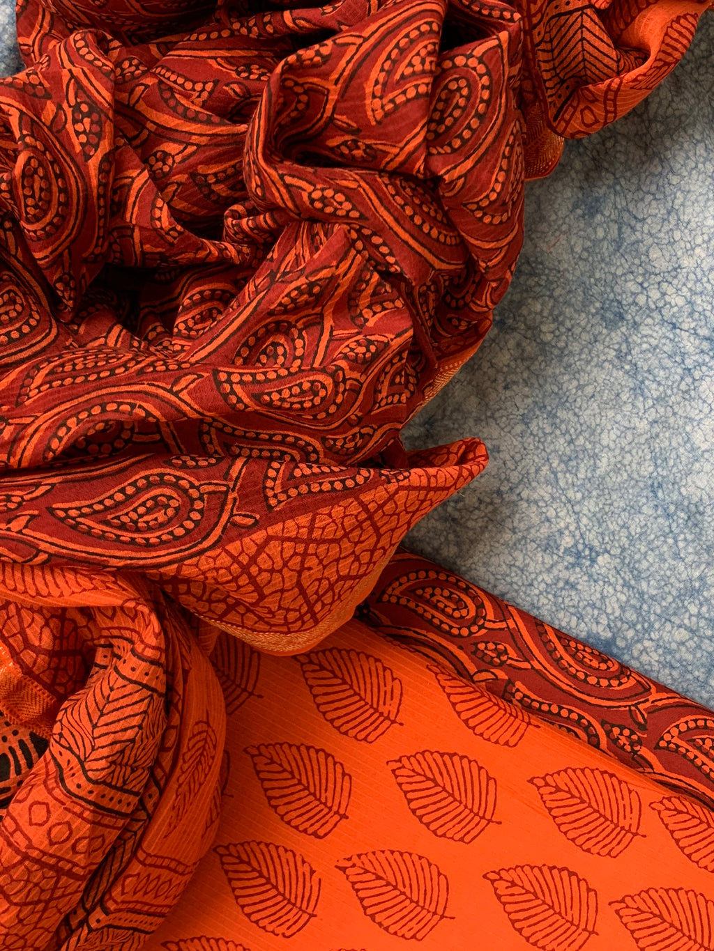 Handblock Maheshwari Bagh Suit