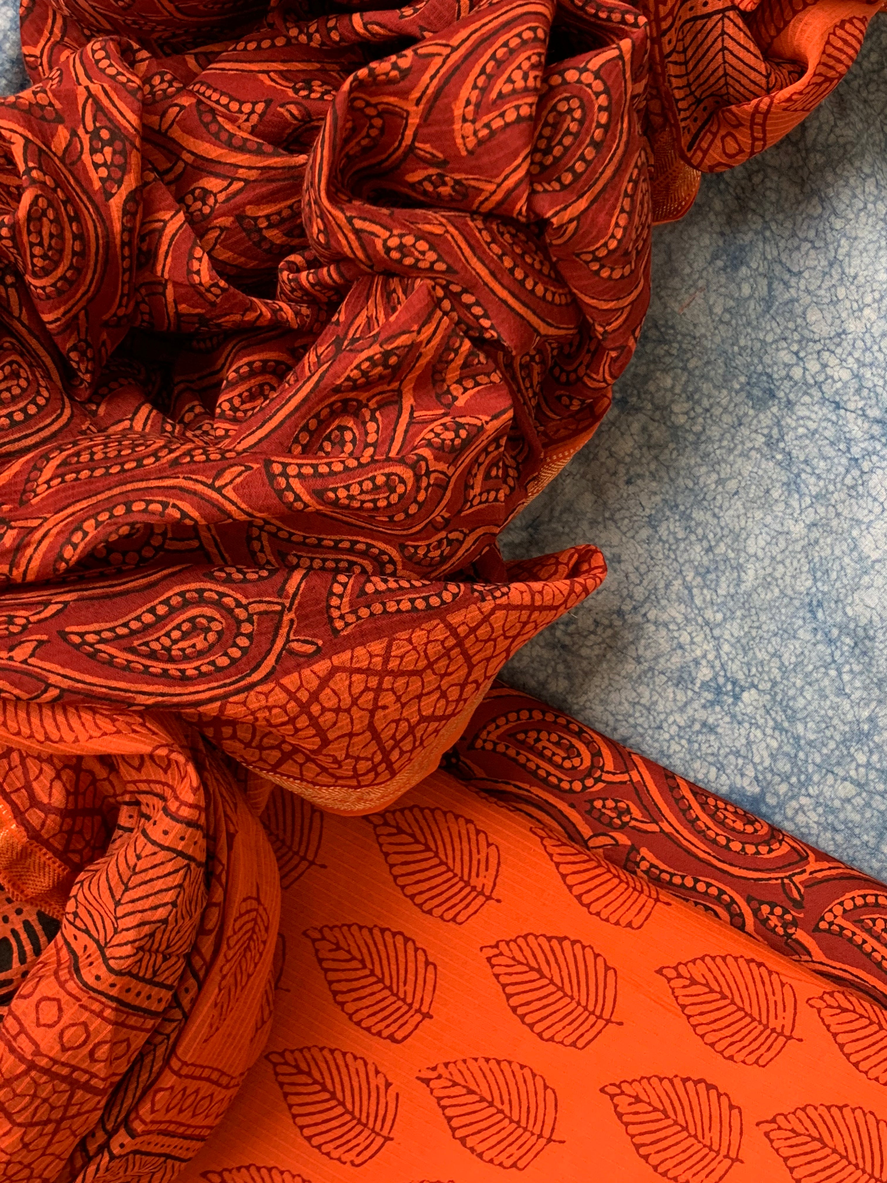 Handblock Maheshwari Bagh Suit