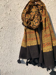 Handblock Ajrakh Dupatta