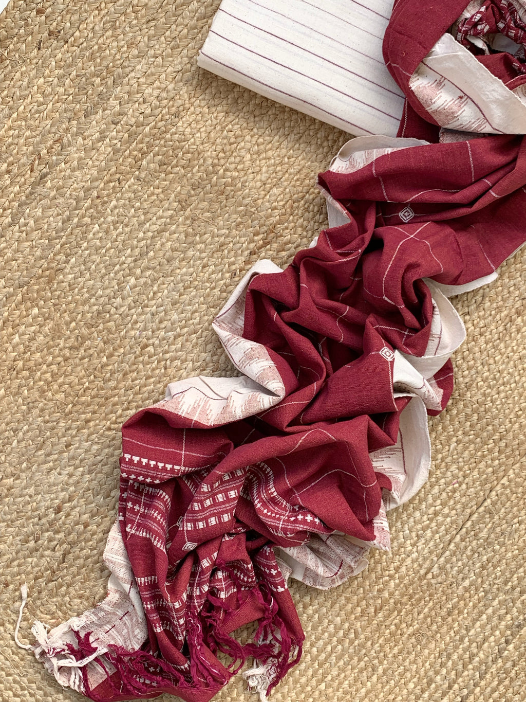 Handspun Handwoven Kotpad Kurta Dupatta Set
