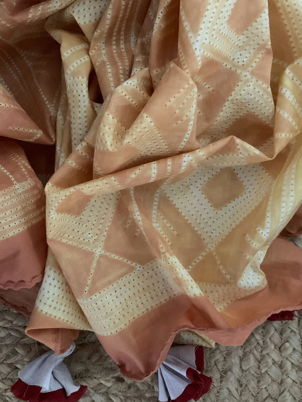 Handcrafted Shibori Kurta Dupatta Set