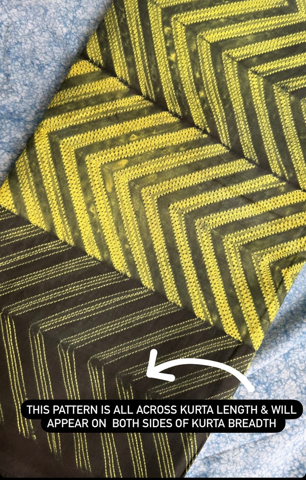 Hand done shibori Cotton Fabric