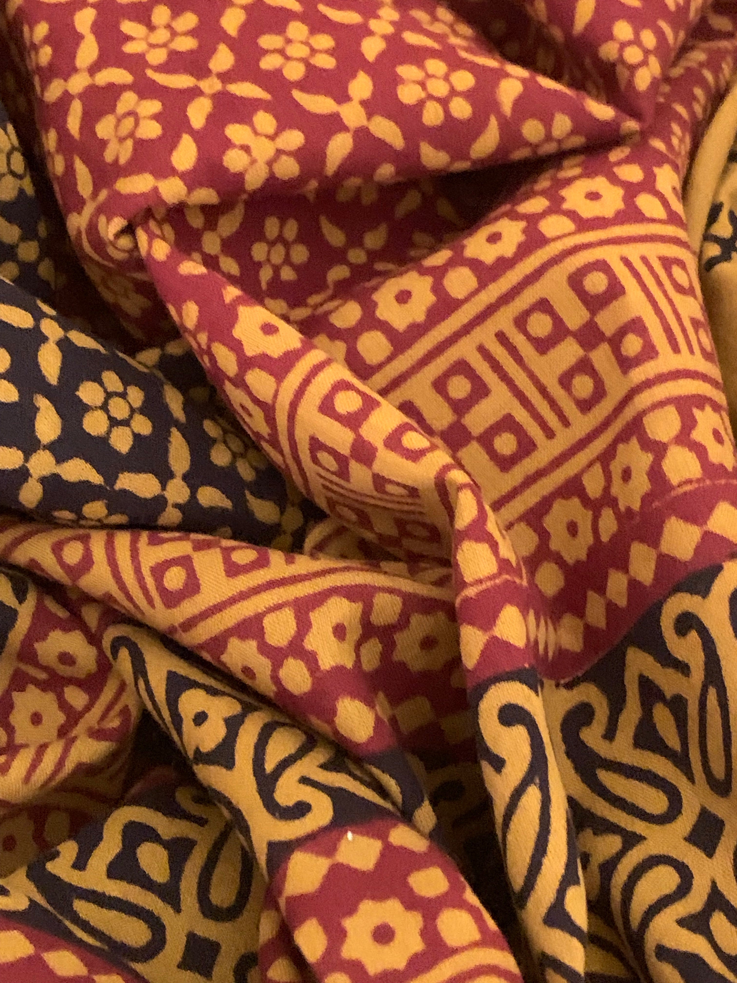 Natural Dyed Bagh Handblock Cotton Suit