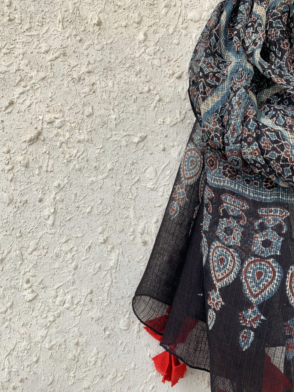 Handblock Ajrakh Kota Dupatta