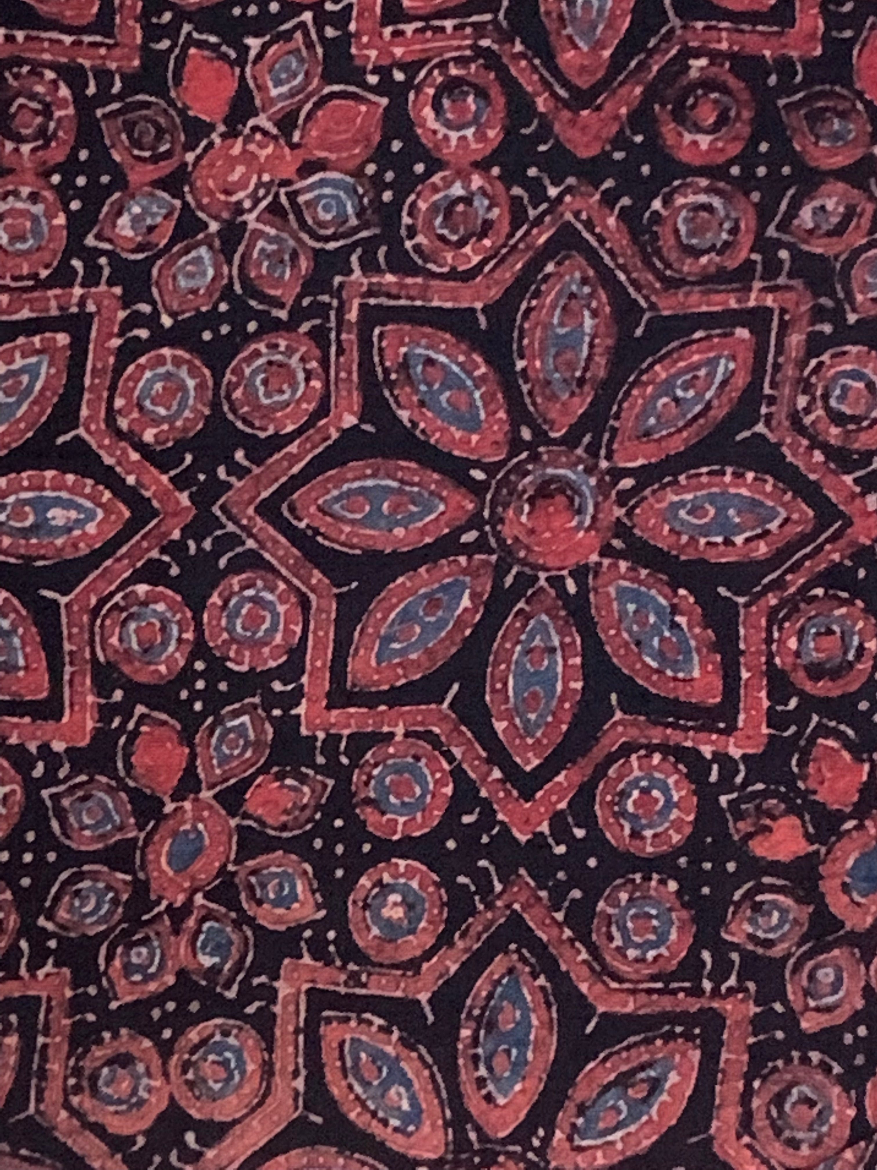 Handblock Ajrakh Kota Suit