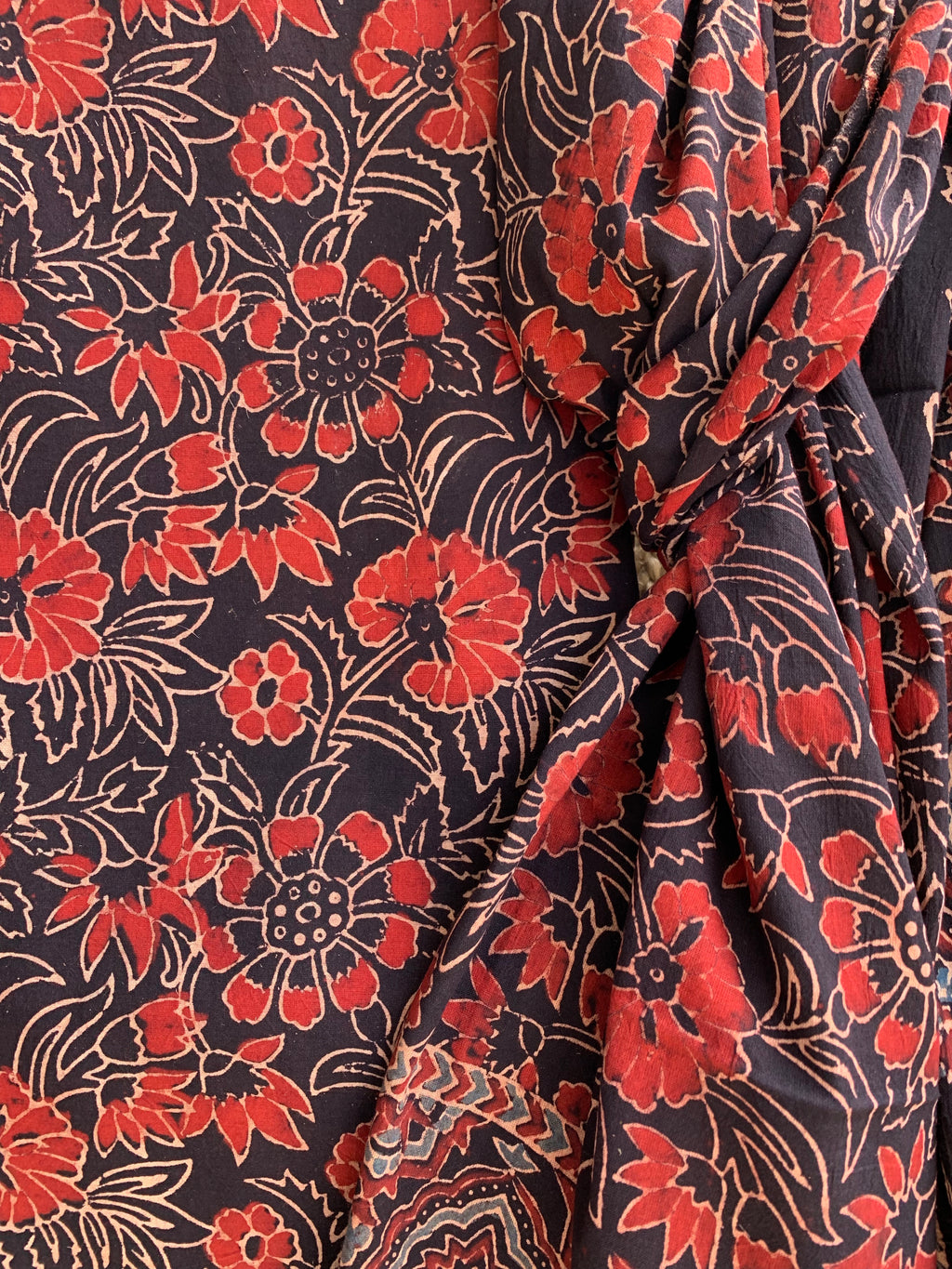 Natural Dye Ajrakh Kurta Dupatta set