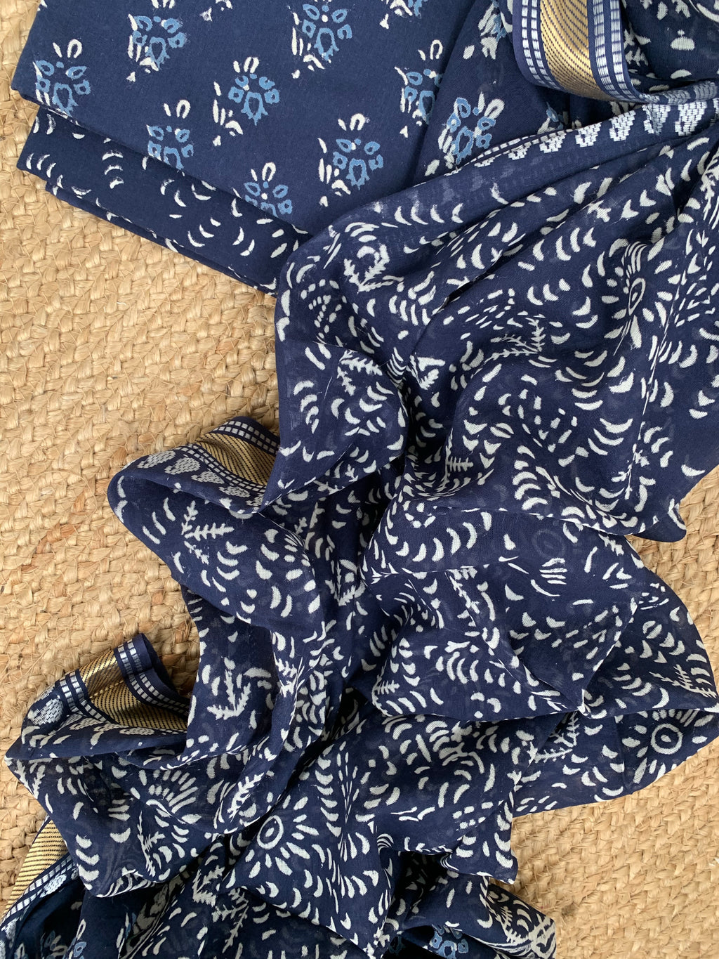 Handblock Cotton Suit