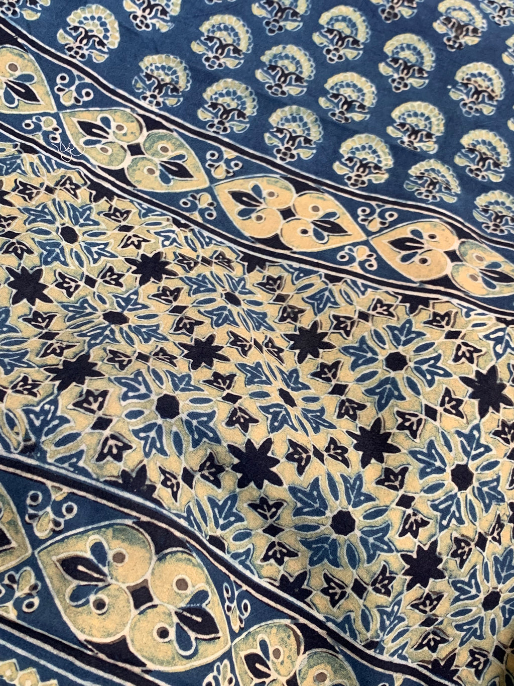 Natural Dyes Handblock Ajrakh Cotton Suit