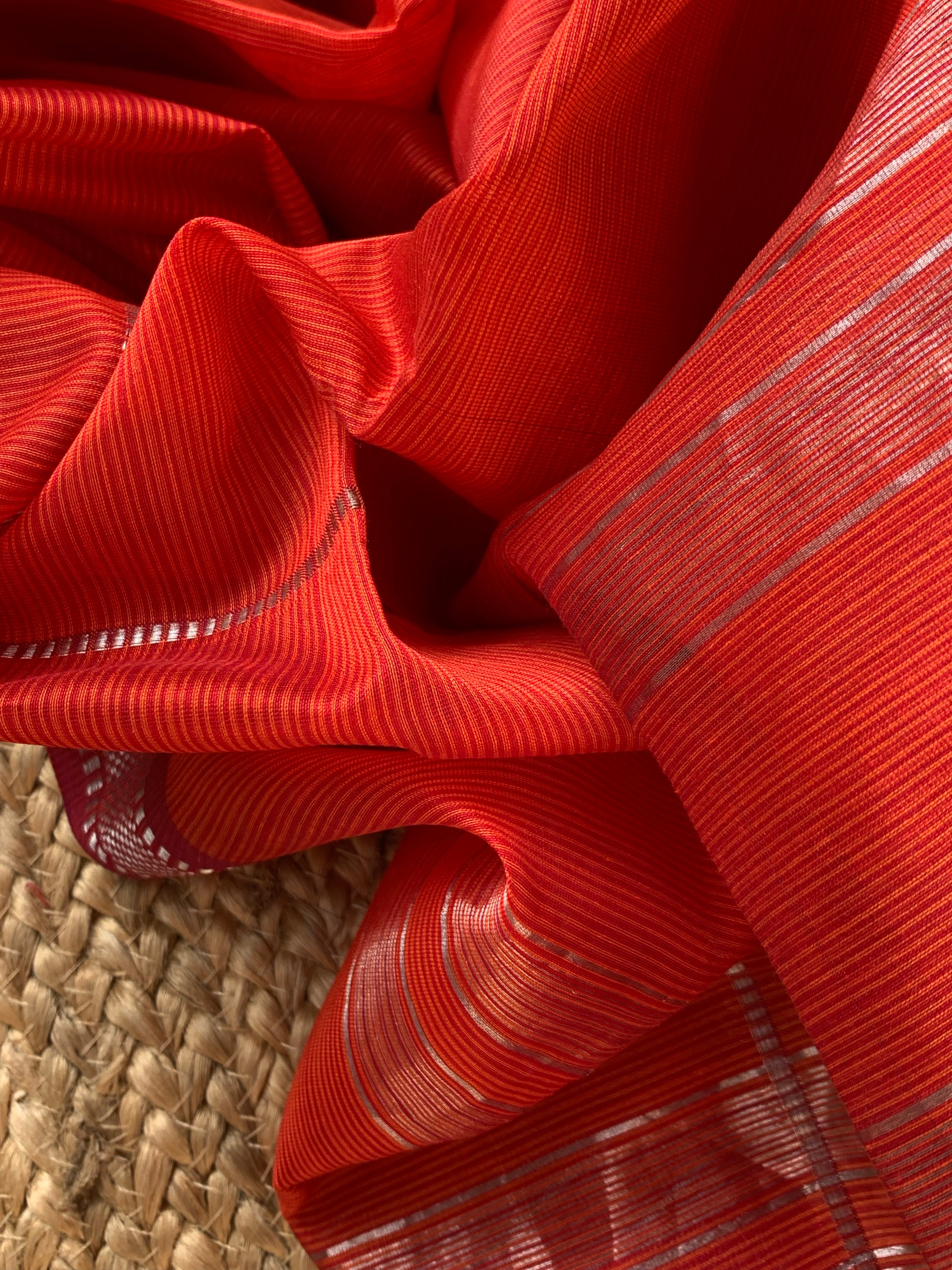 Handwoven Maheshwari Kurta dupatta set