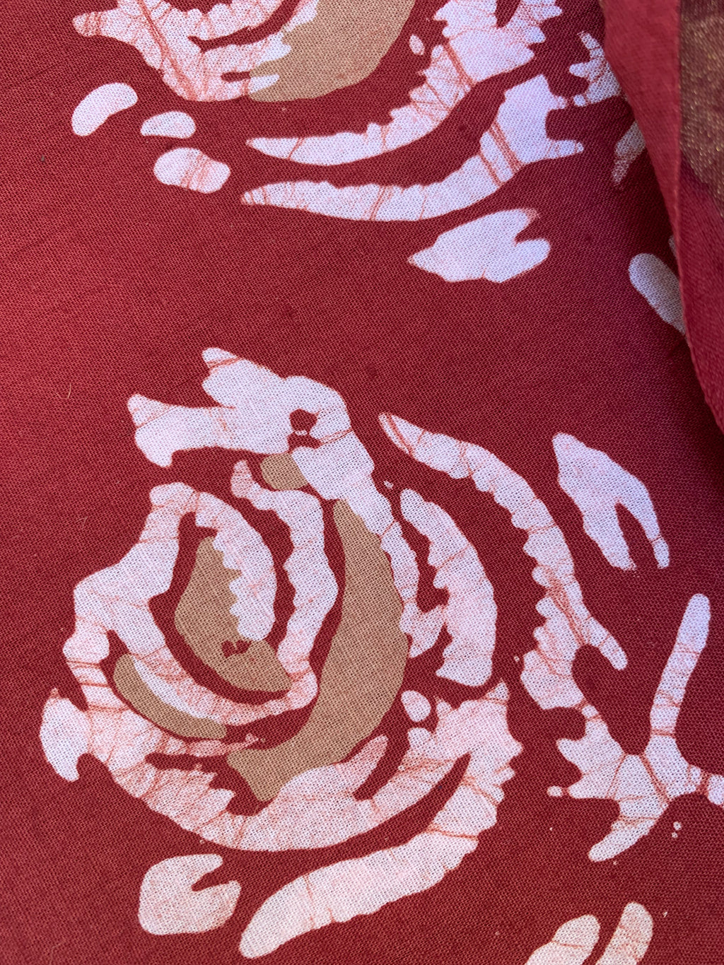 Handblock Batik Cotton Chanderi Suit