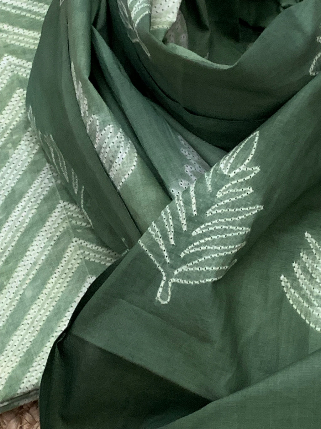 Handcrafted Shibori Kurta Dupatta Set