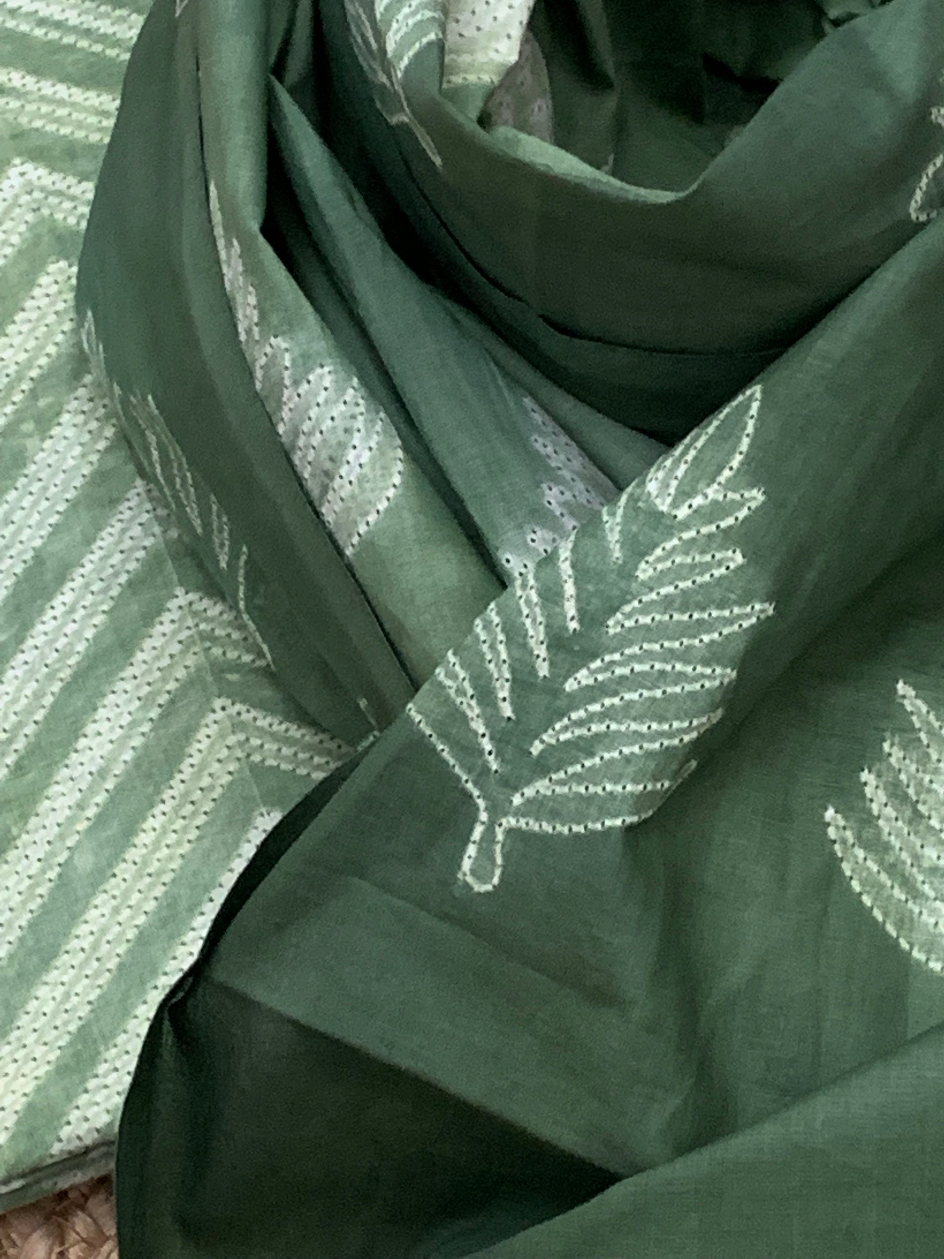 Handcrafted Shibori Kurta Dupatta Set