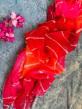 Handcrafted Tie-Dye Silk Kota Doria Dupatta