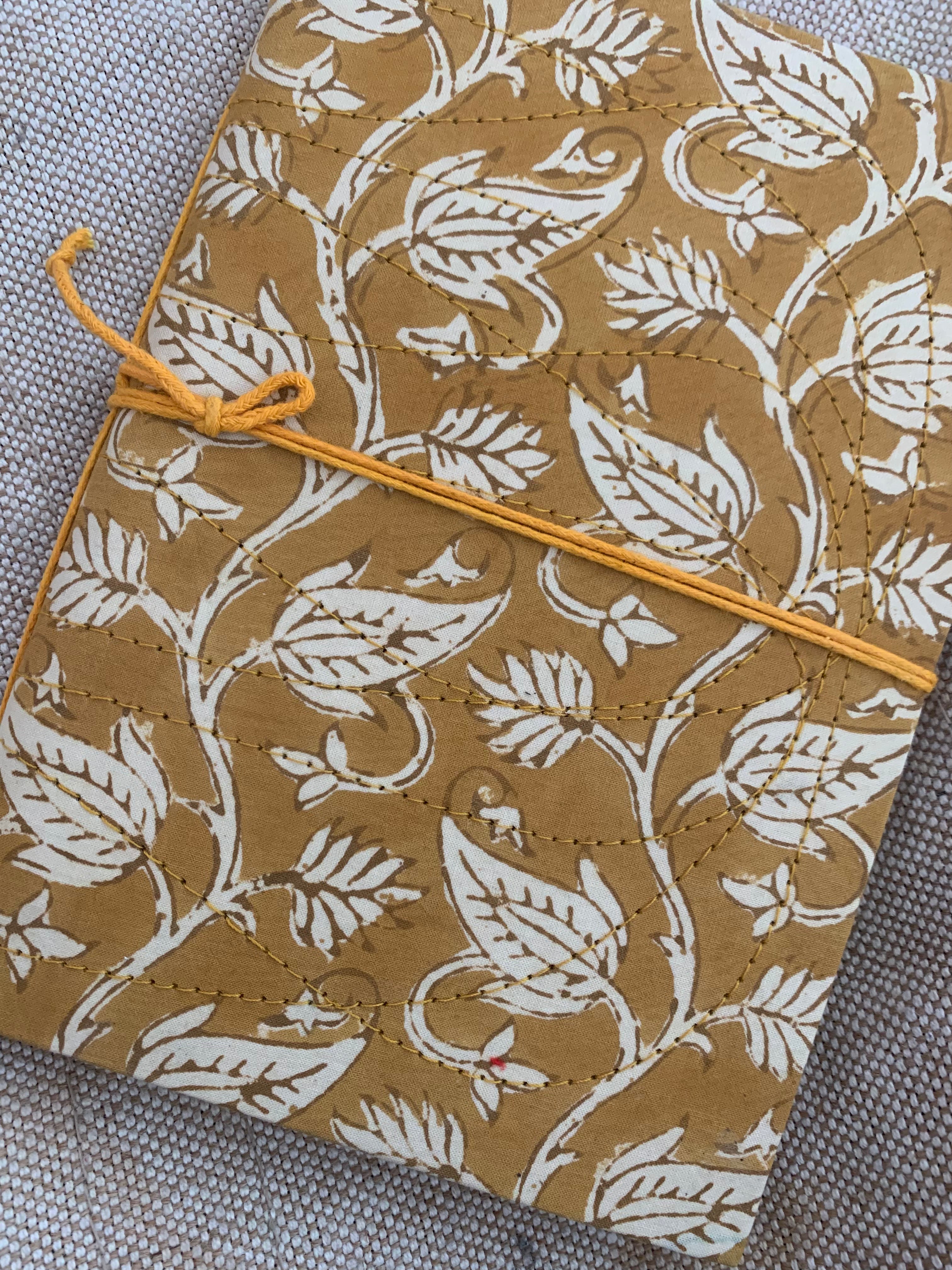Hand Block Print Fabric Traditional Bahi - A5