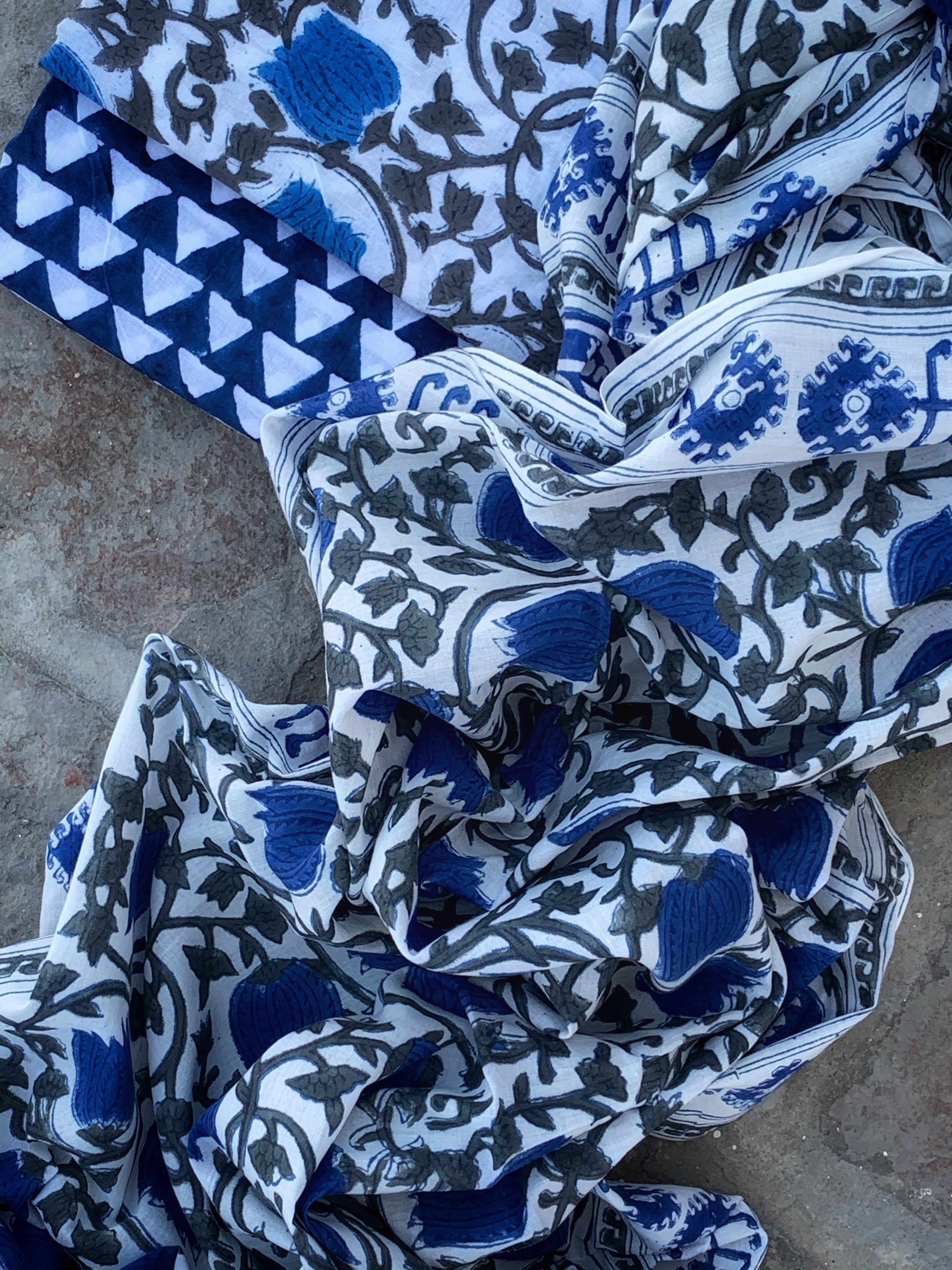 Handblock Cotton Suit