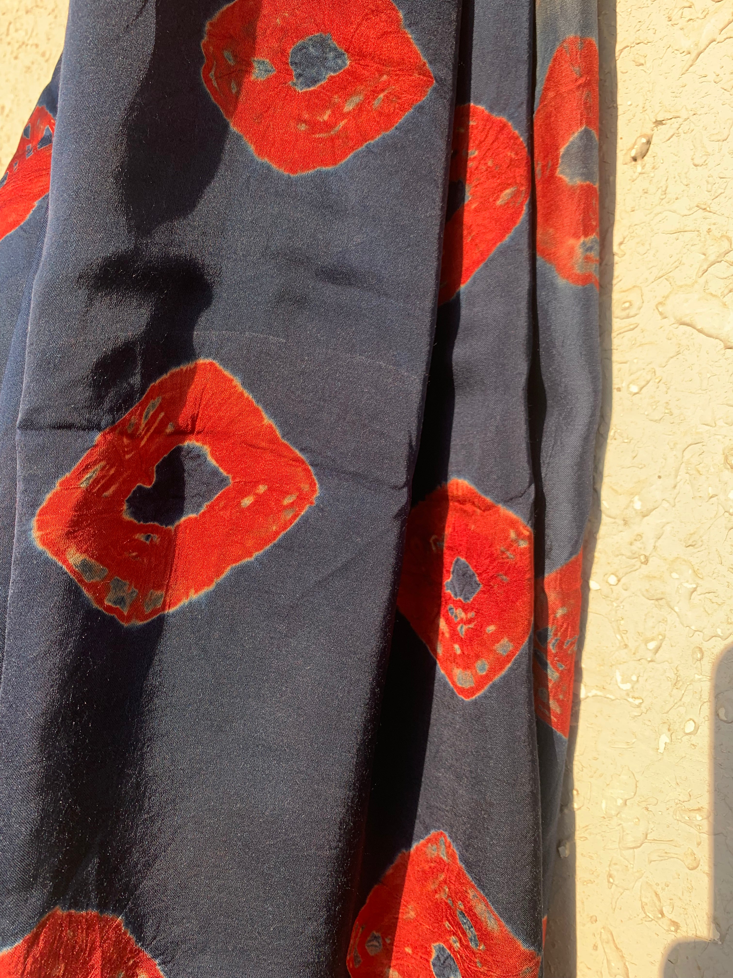 Shibori Modal Silk Stole
