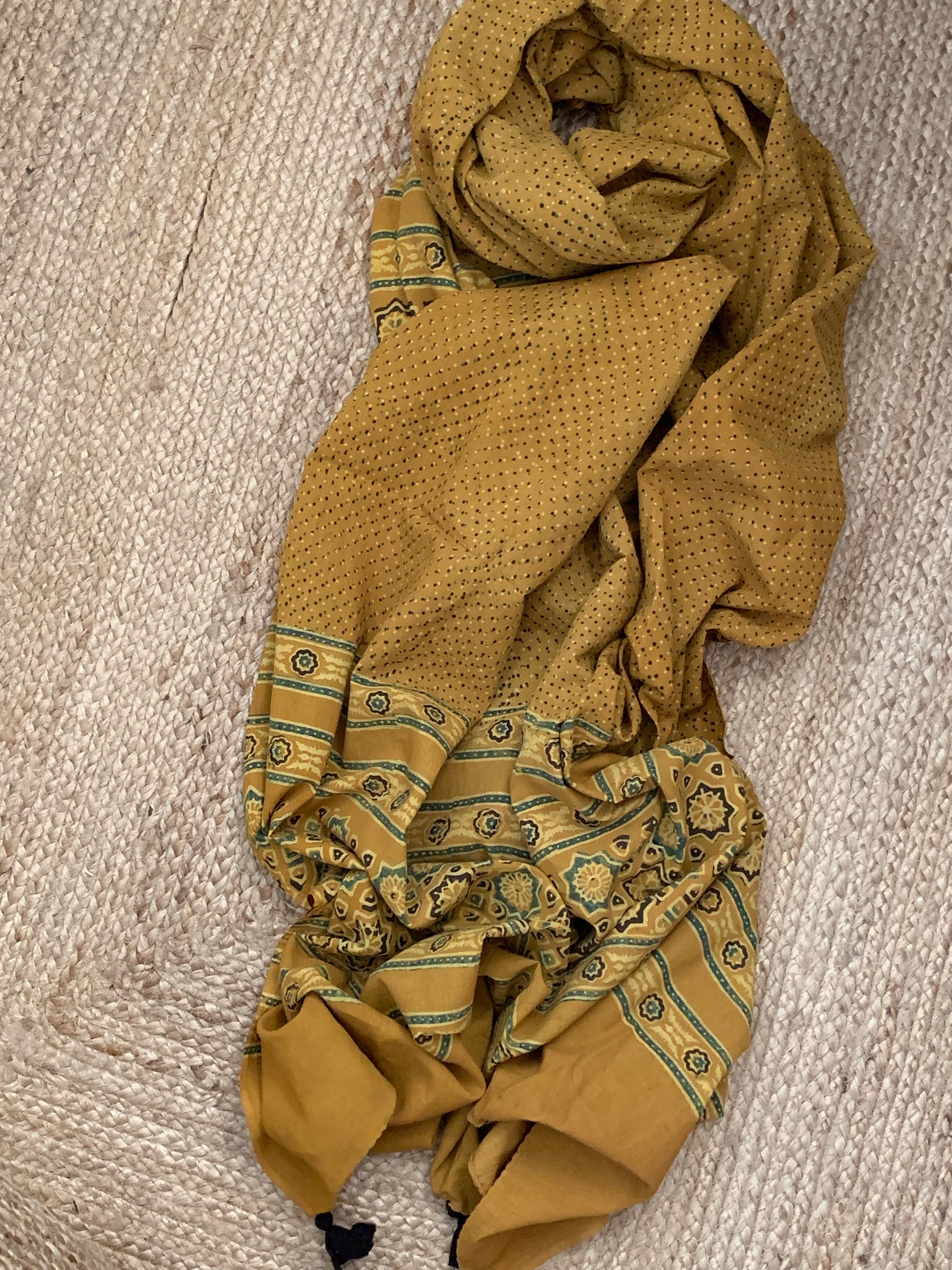 Handblock Ajrakh Suit