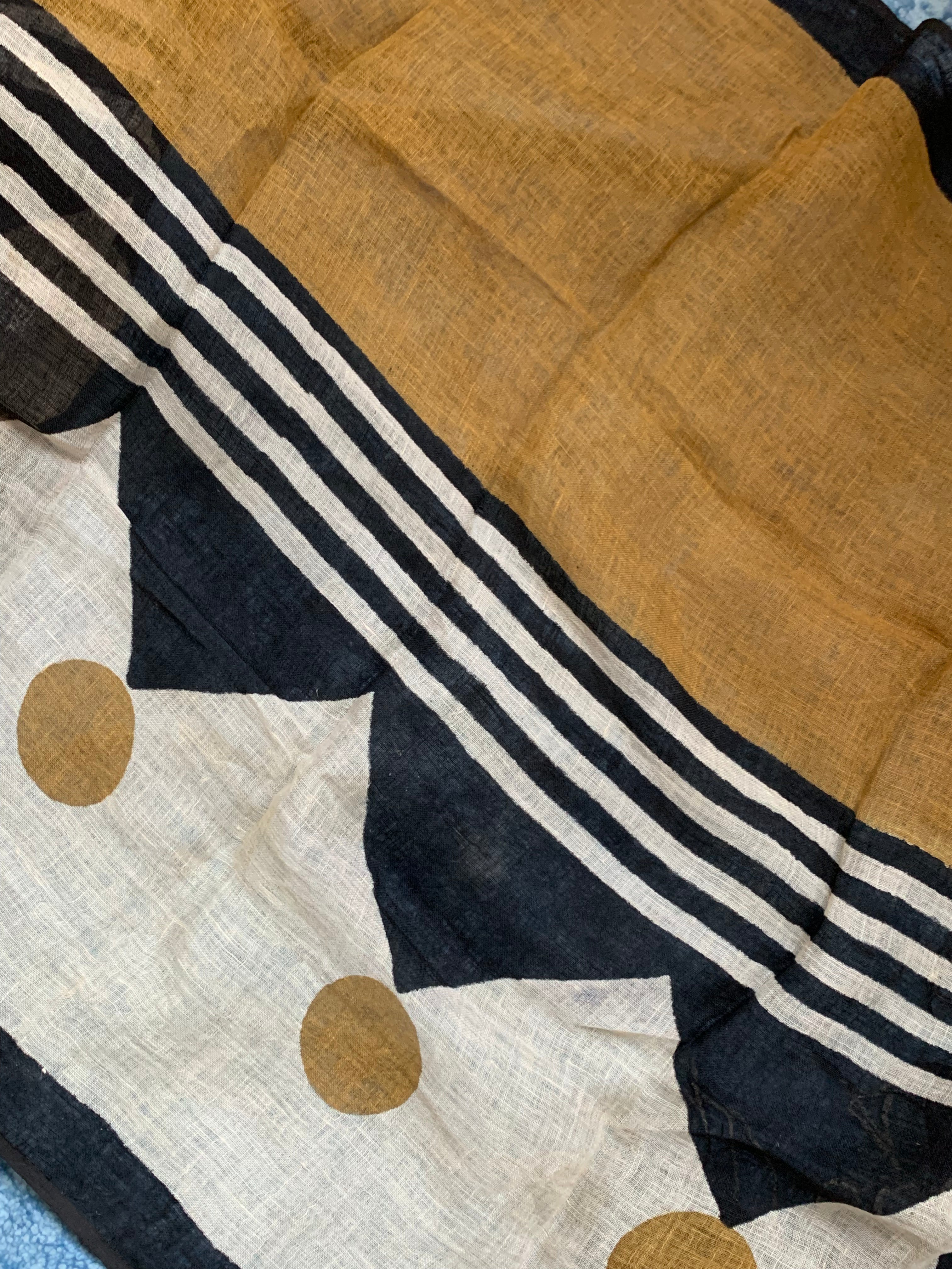 Handcrafted Linen Kurta Dupatta Set