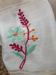 Handwoven Chikankari Maheshwari Kurta dupatta set