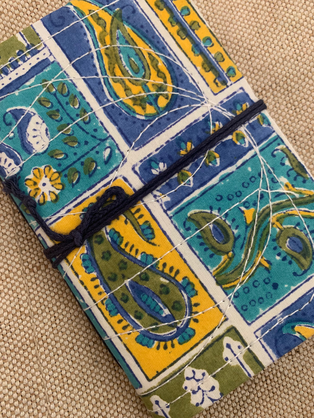Block Print Fabric Cover Diary