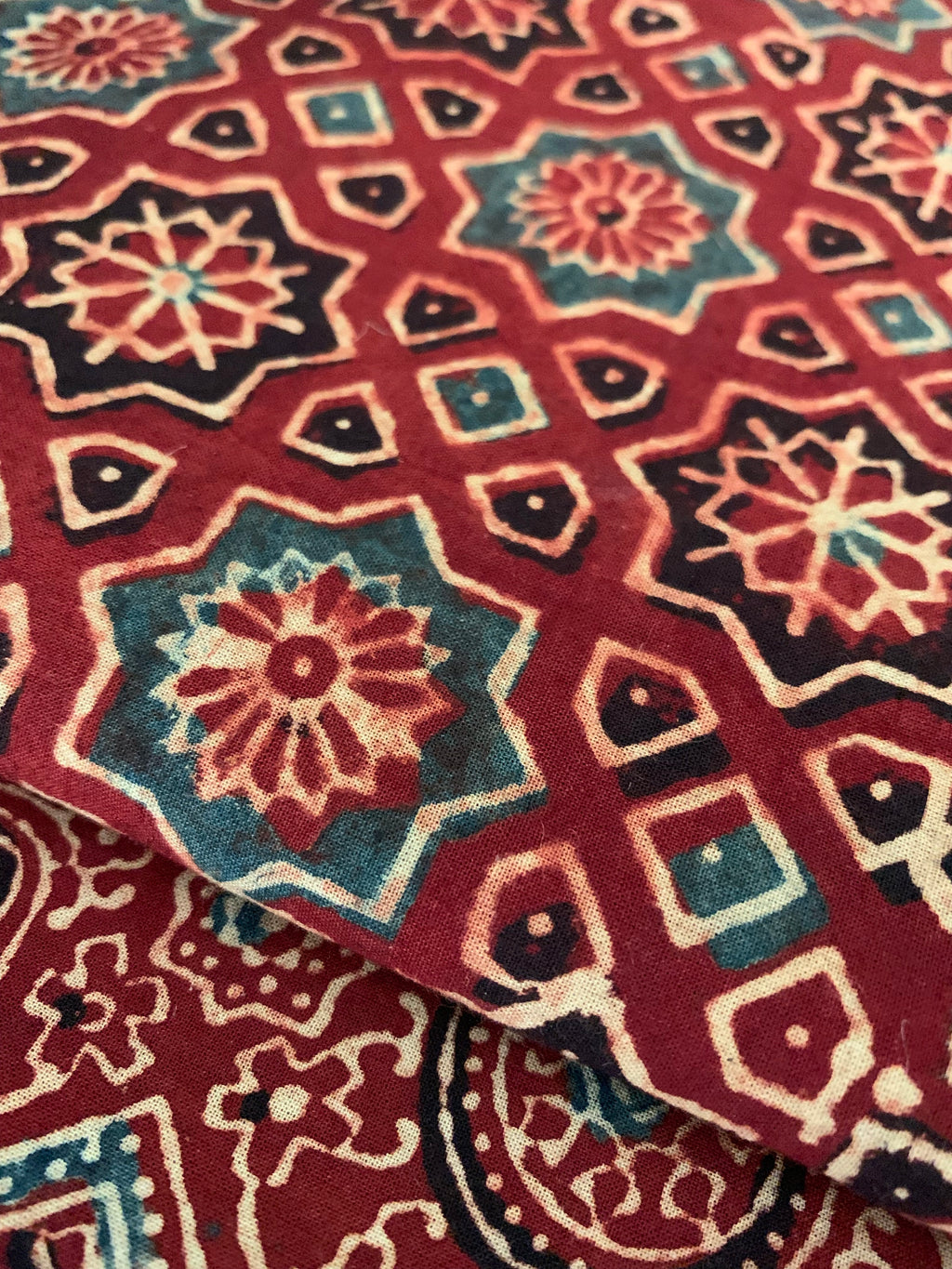 Handblock Ajrakh Suit