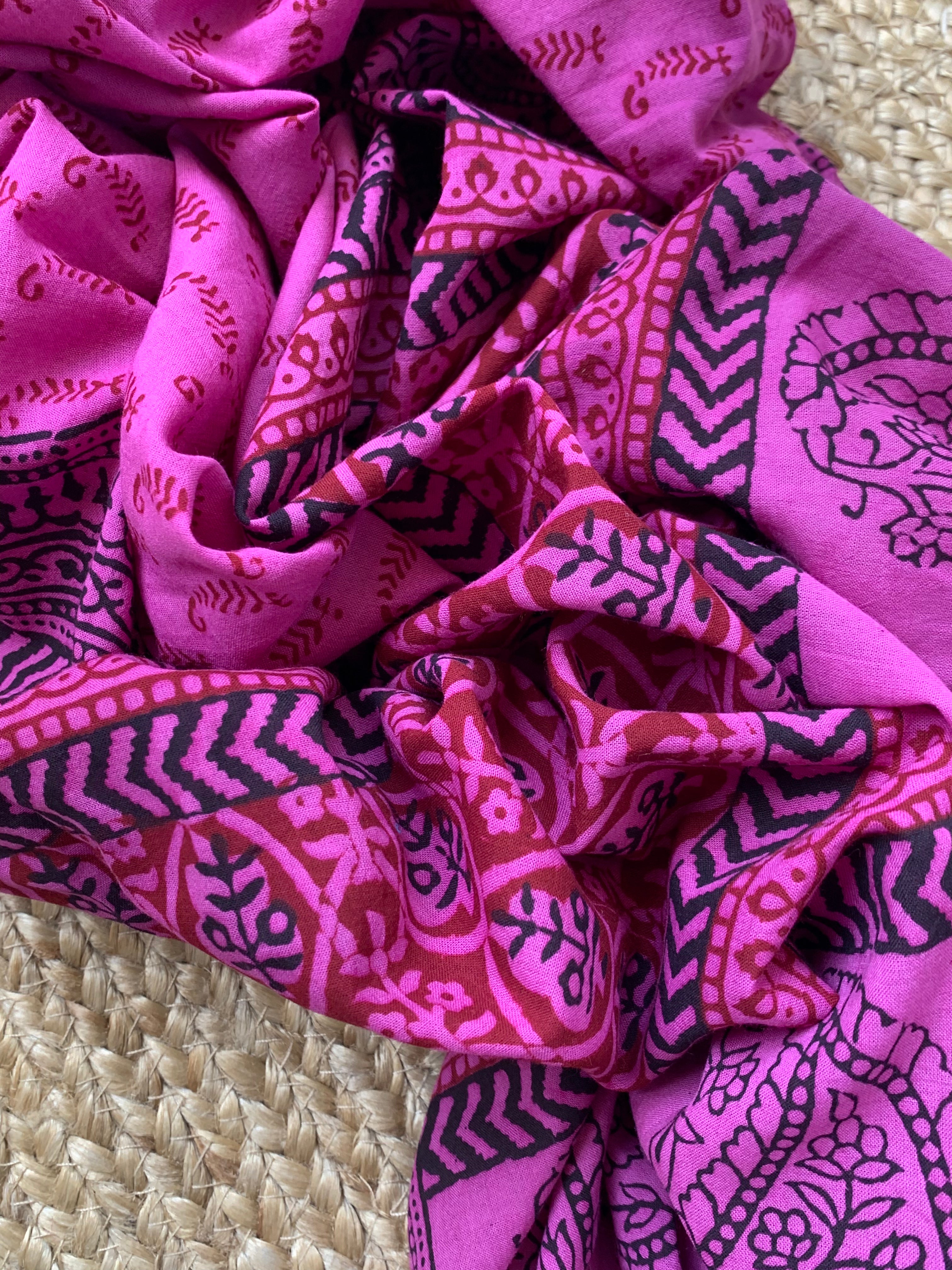 Natural Dyed Bagh Block Print Cotton Suit