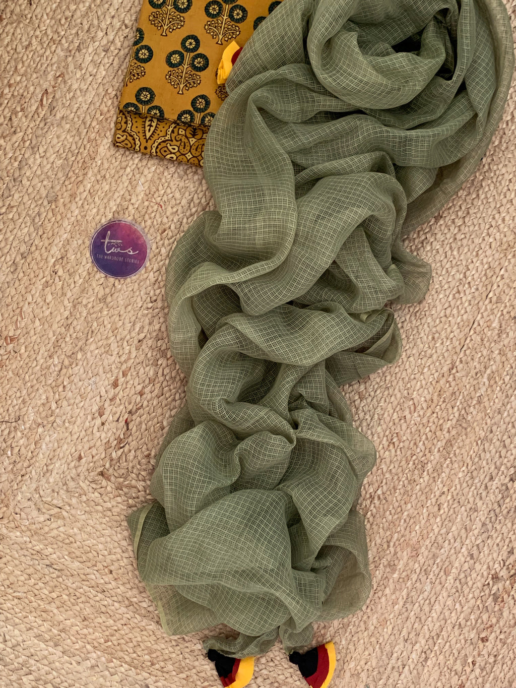 Handblock Ajrakh Cotton Kota Suit