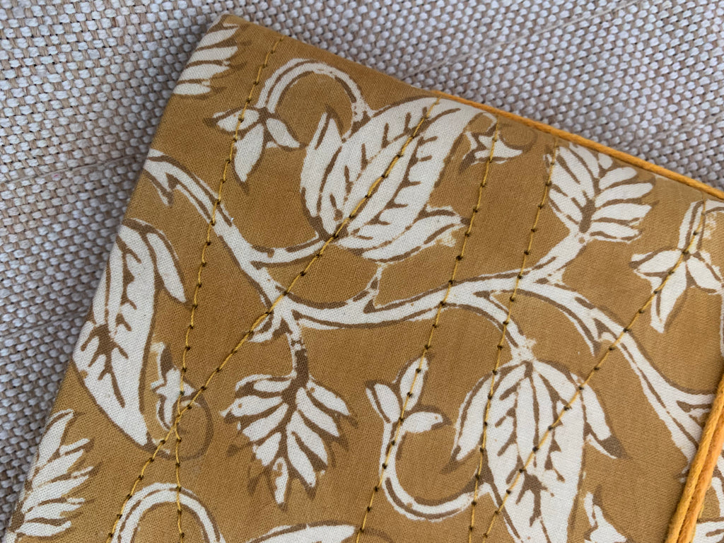 Hand Block Print Fabric Traditional Bahi - A5