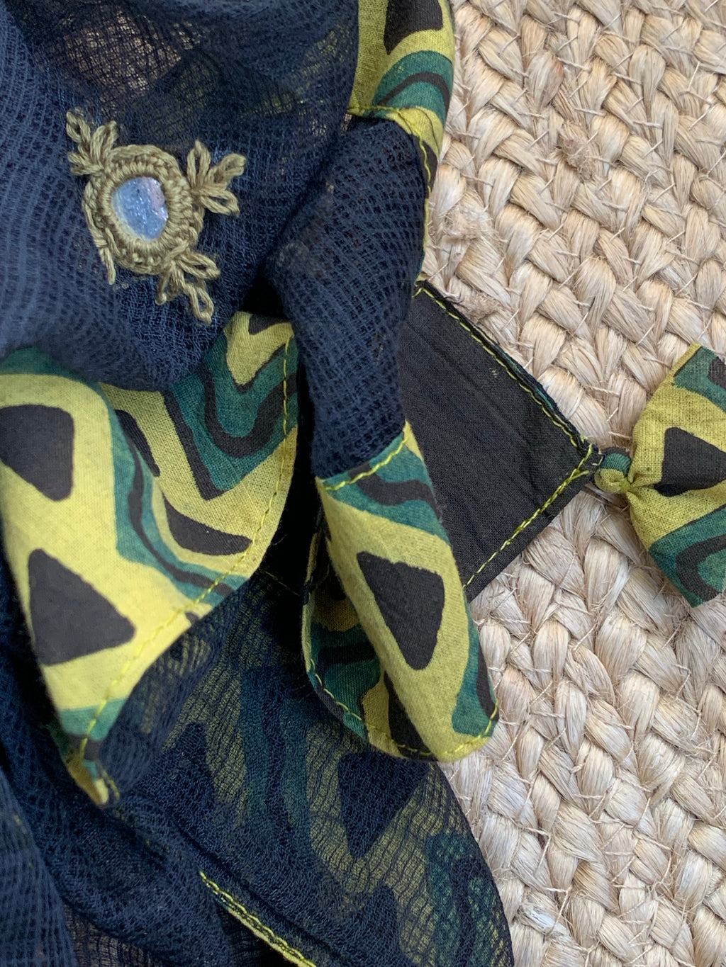 Handblock Ajrakh Cotton Kota Suit