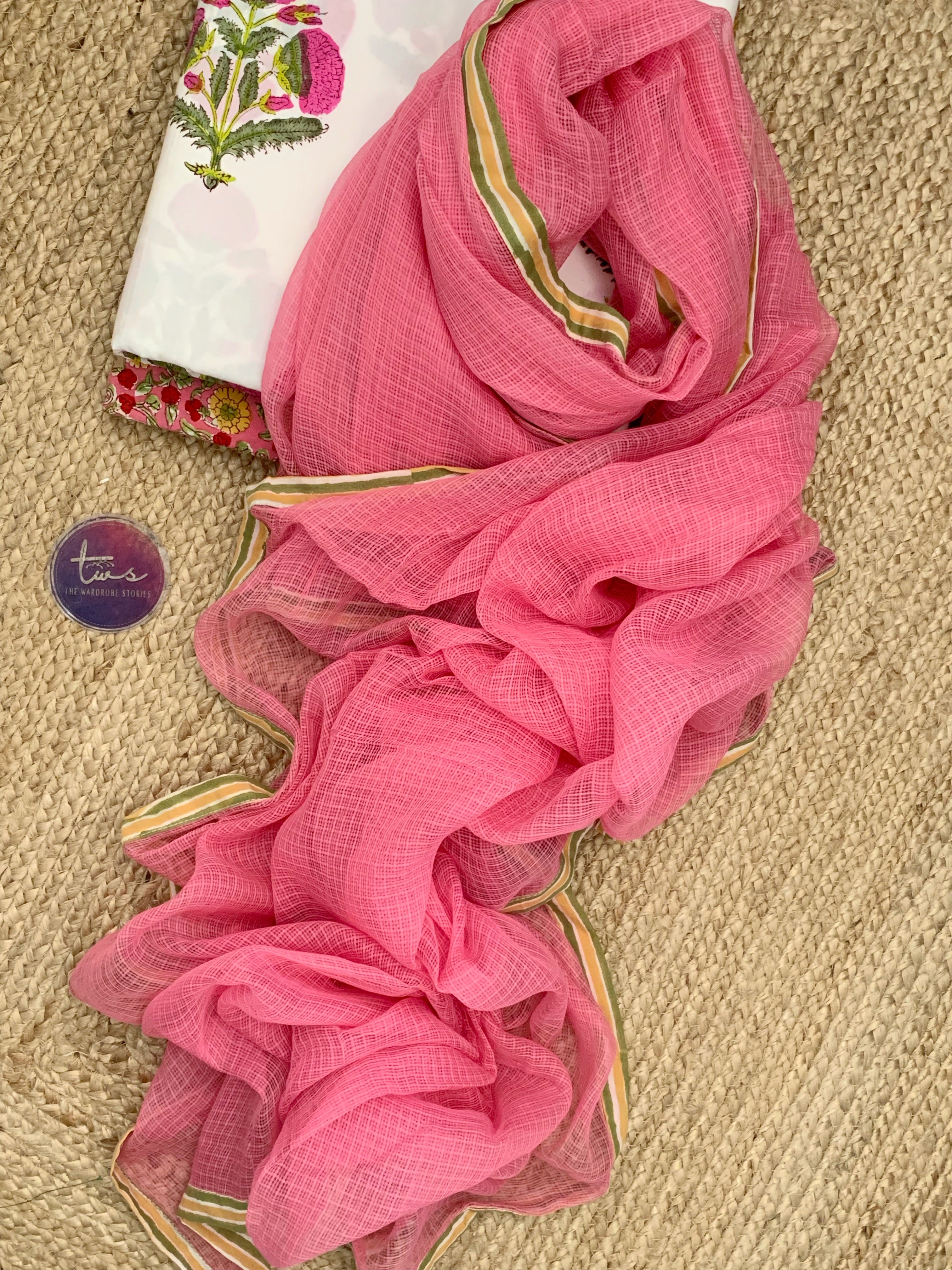 Handblock Cotton Kota Suit