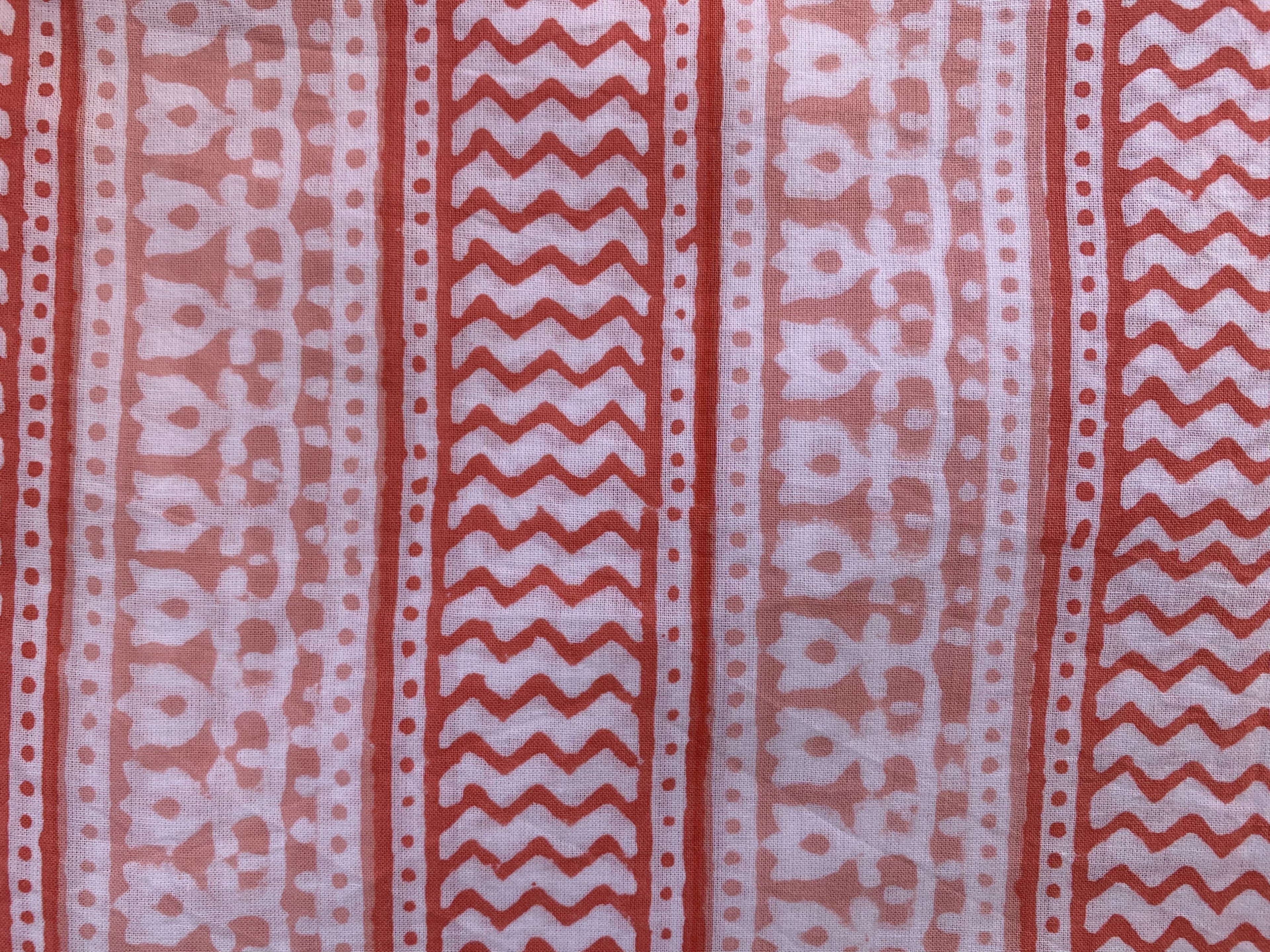 Handblock Cotton Kurta Bottom Set