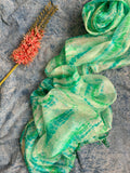 Handcrafted Tie-Dye Silk Kota Doria Dupatta