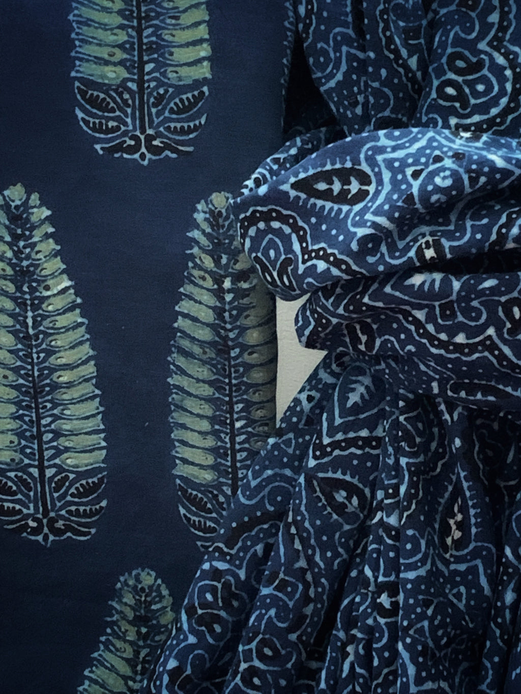 Handcrafted Ajrakh Kurta Dupatta set