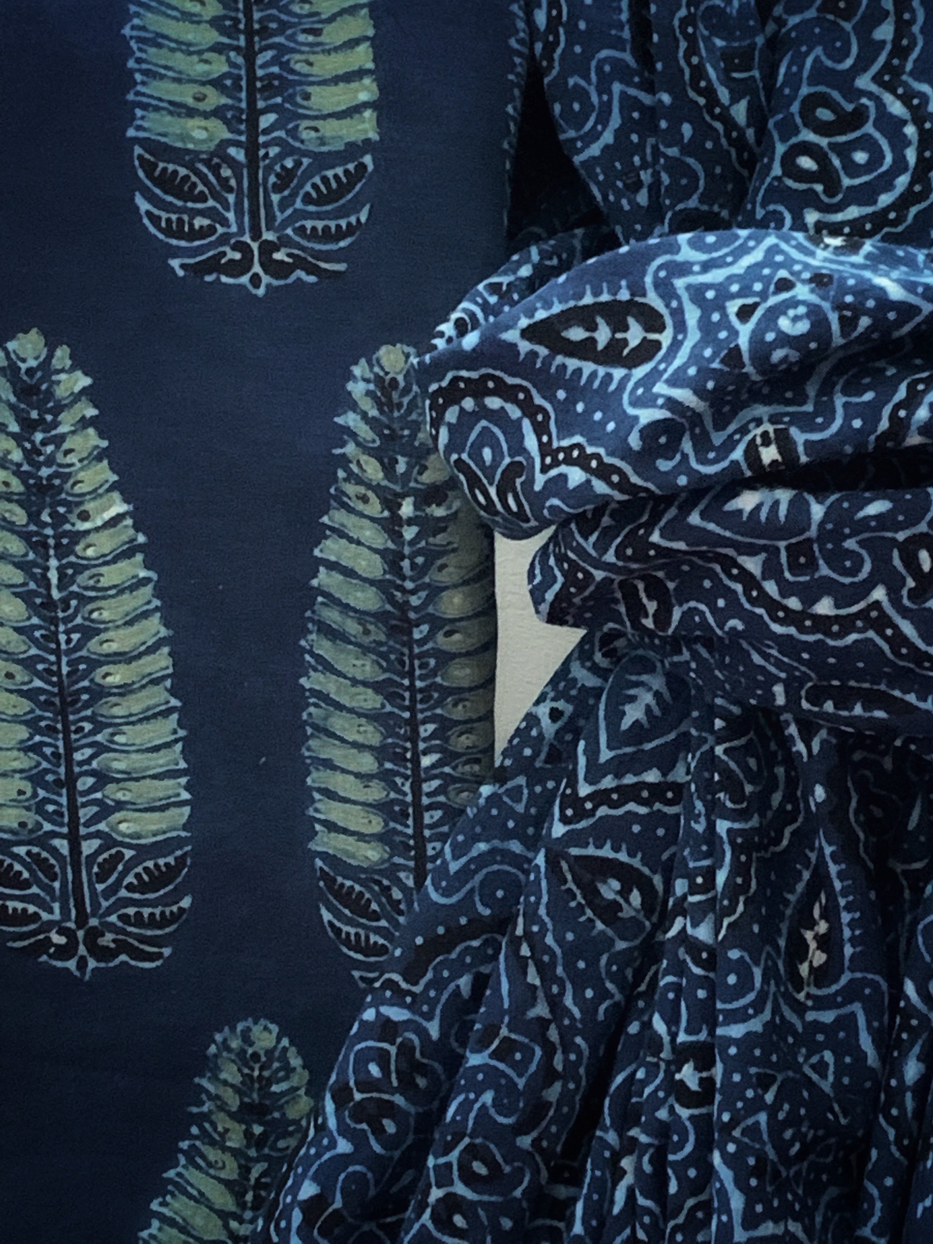 Handcrafted Ajrakh Kurta Dupatta set