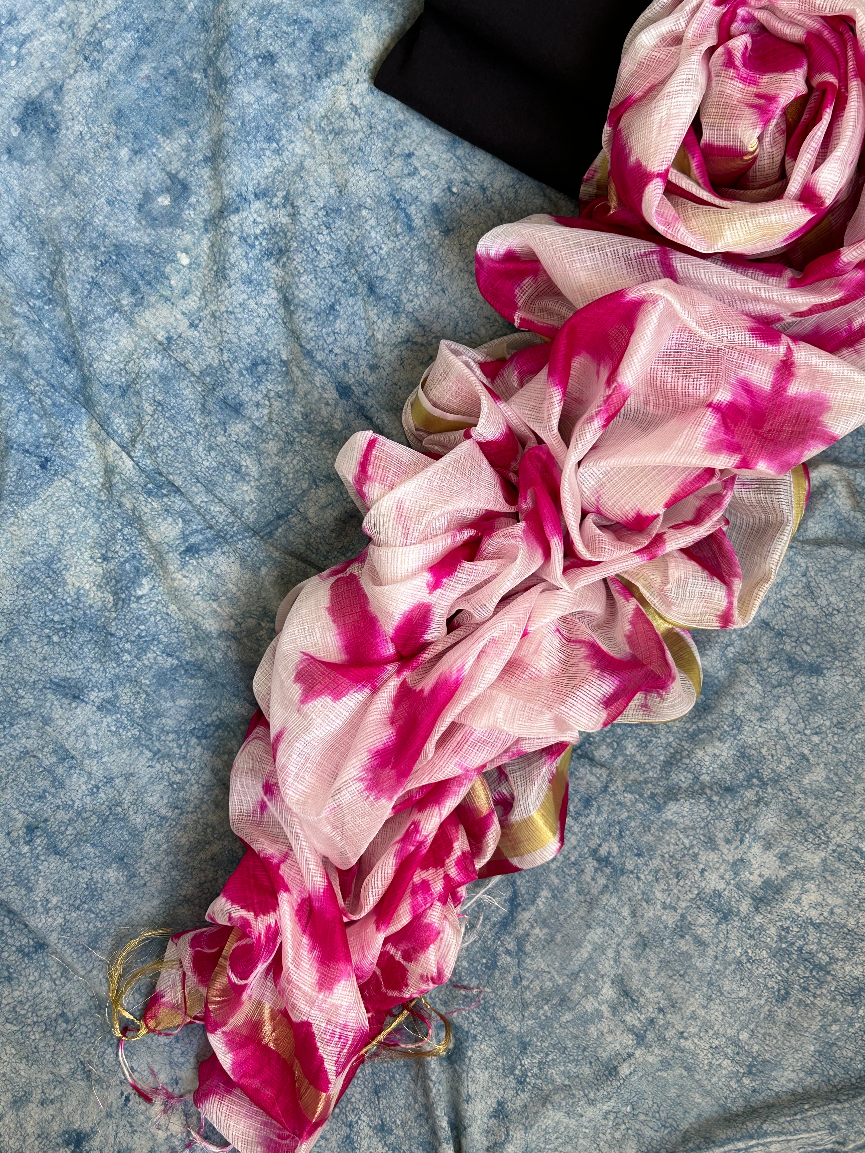 Handcrafted Cotton Art Silk Kota Suit