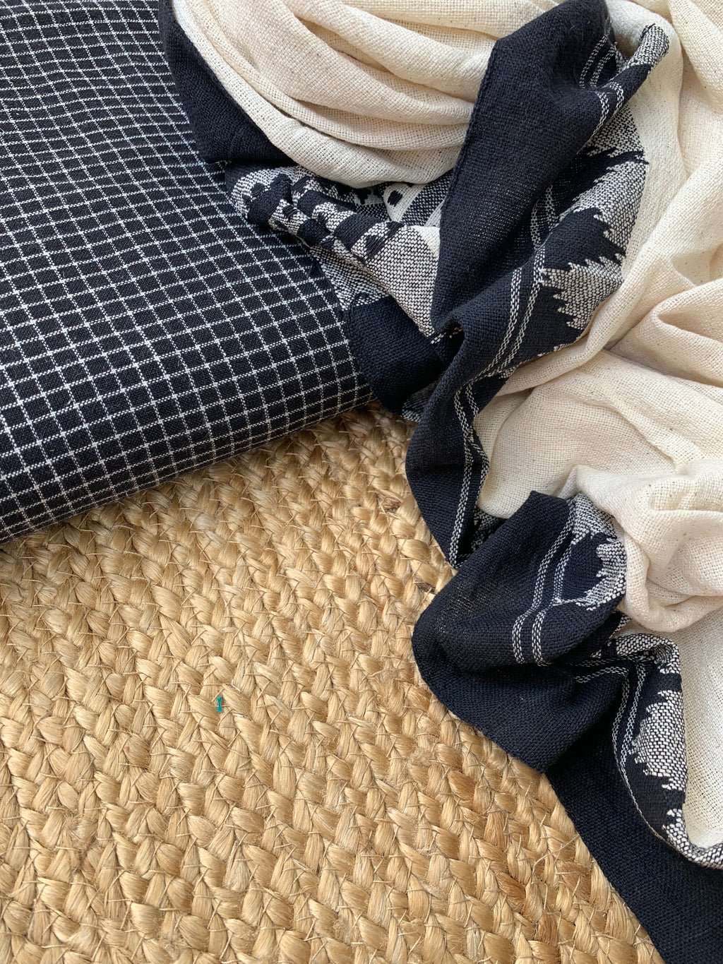 Handspun Handwoven Kotpad Kurta Dupatta Set