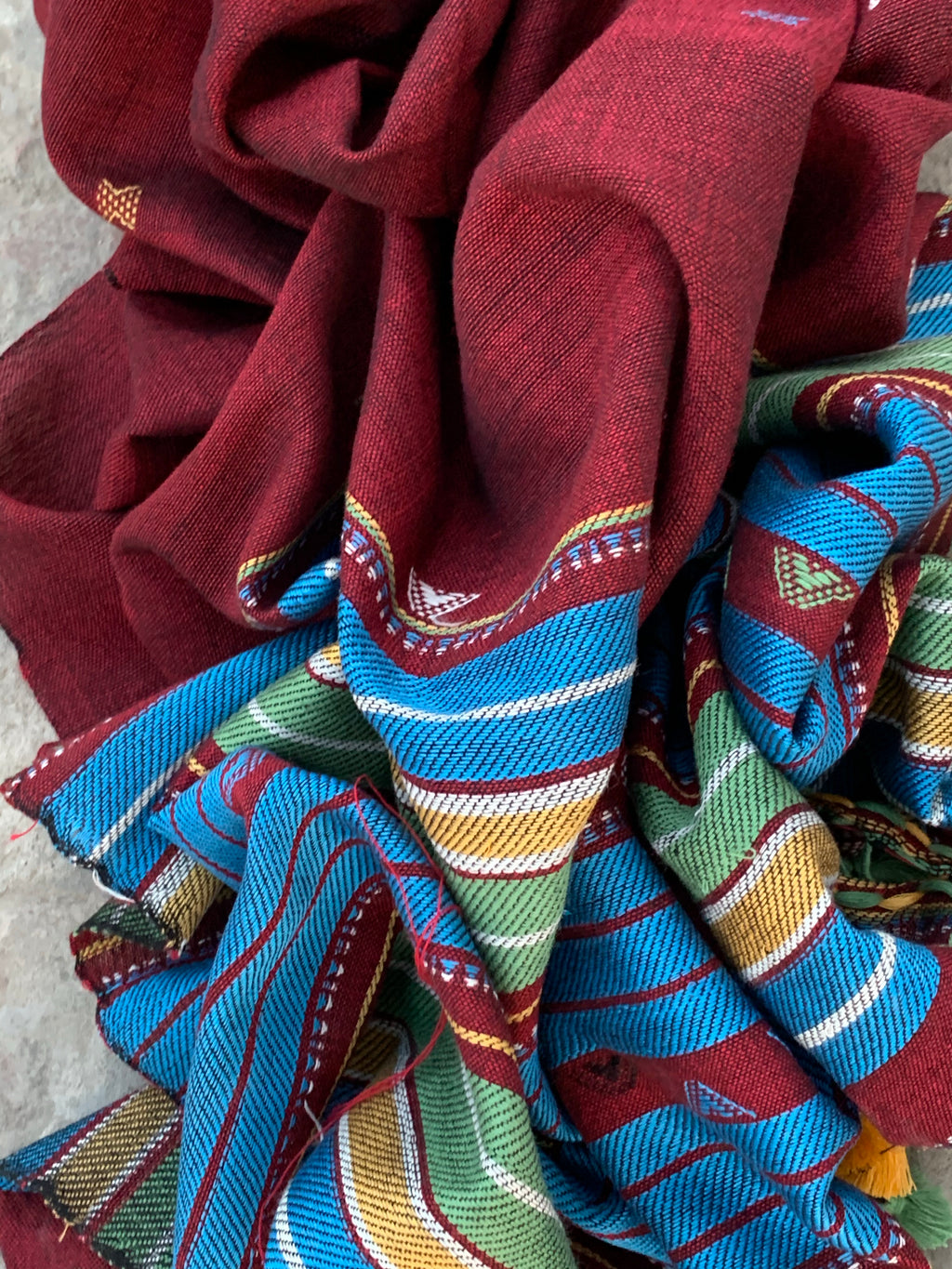 Handwoven Bhujodi Kurta Dupatta Set