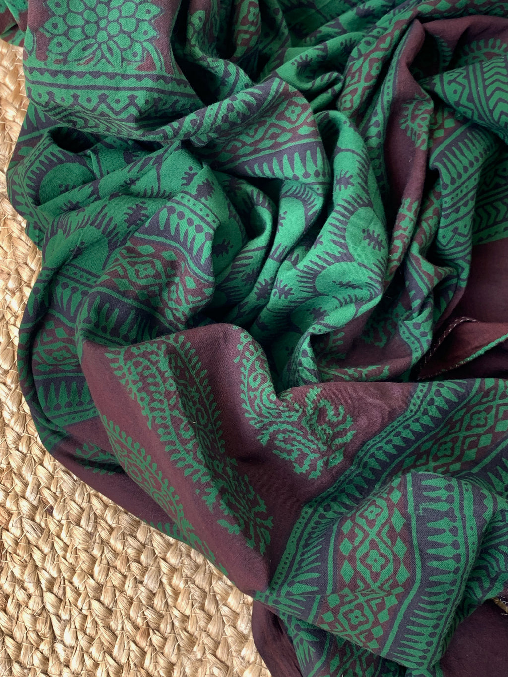 Natural Dyed Bagh Block Print Cotton Suit