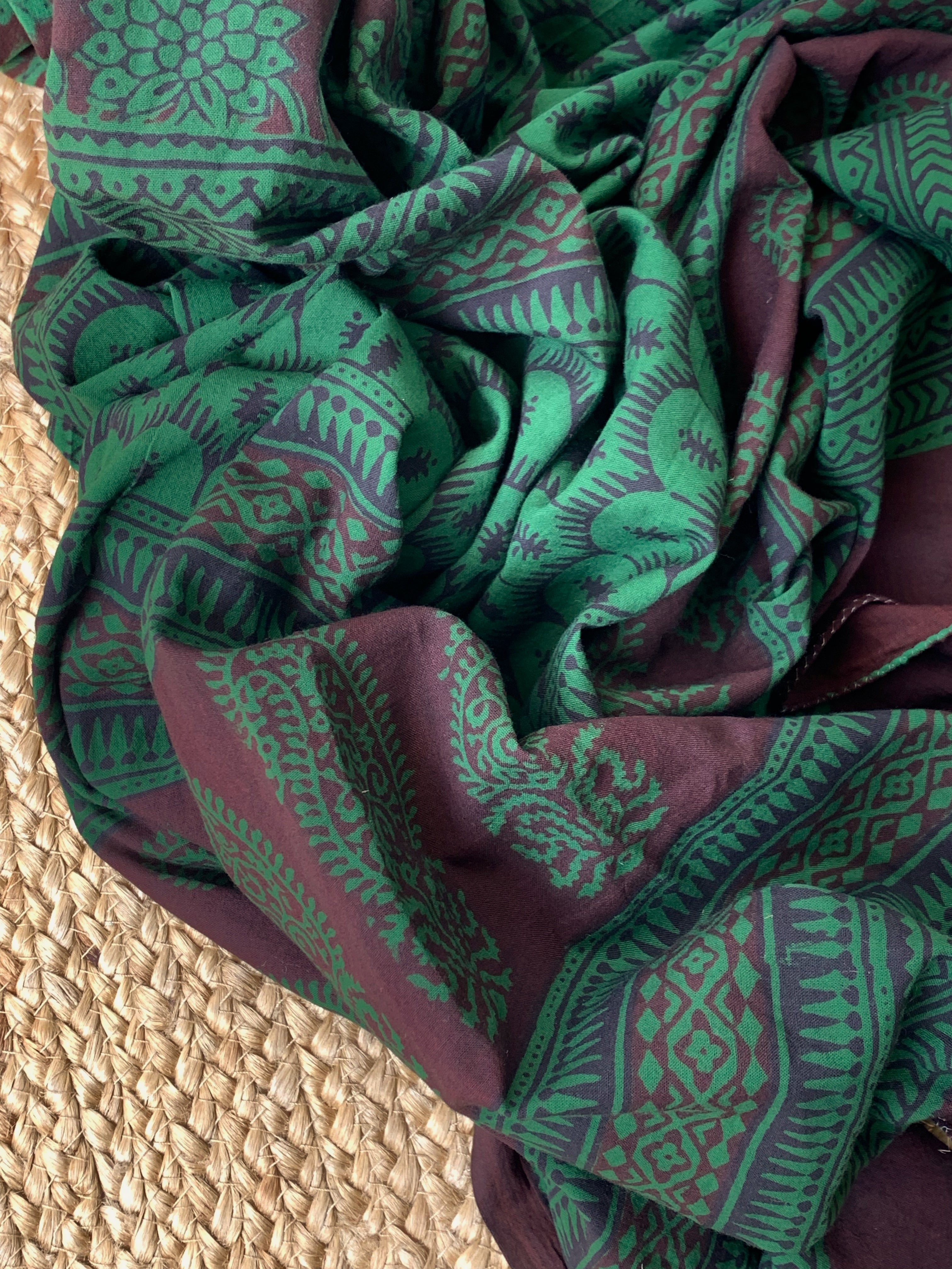 Natural Dyed Bagh Block Print Cotton Suit