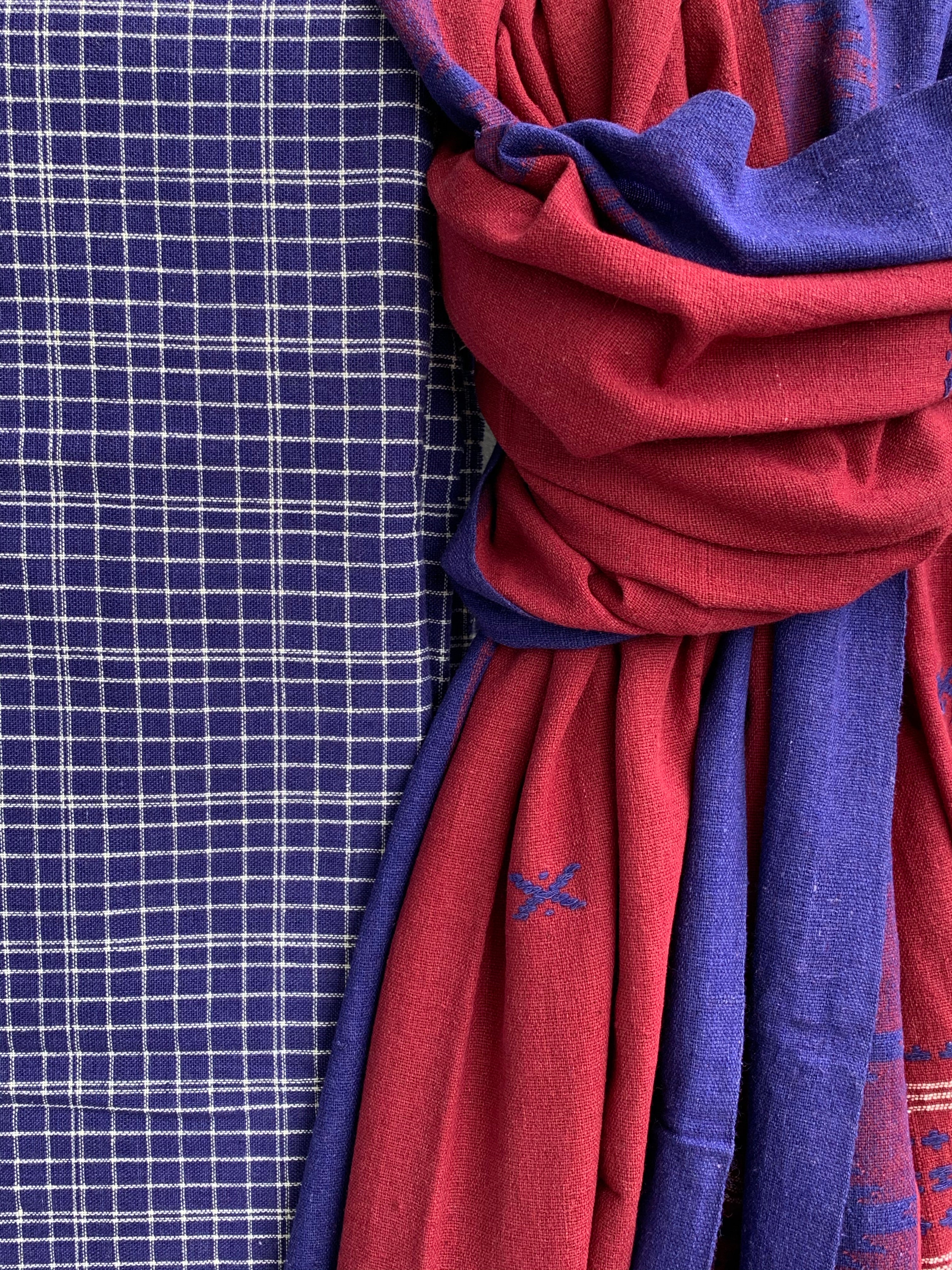 Handspun Handwoven Kotpad Kurta Dupatta Set